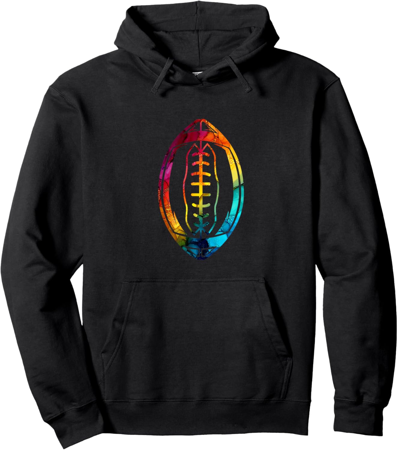 Football Player Cool Football Hoodie - Hoodie | Black