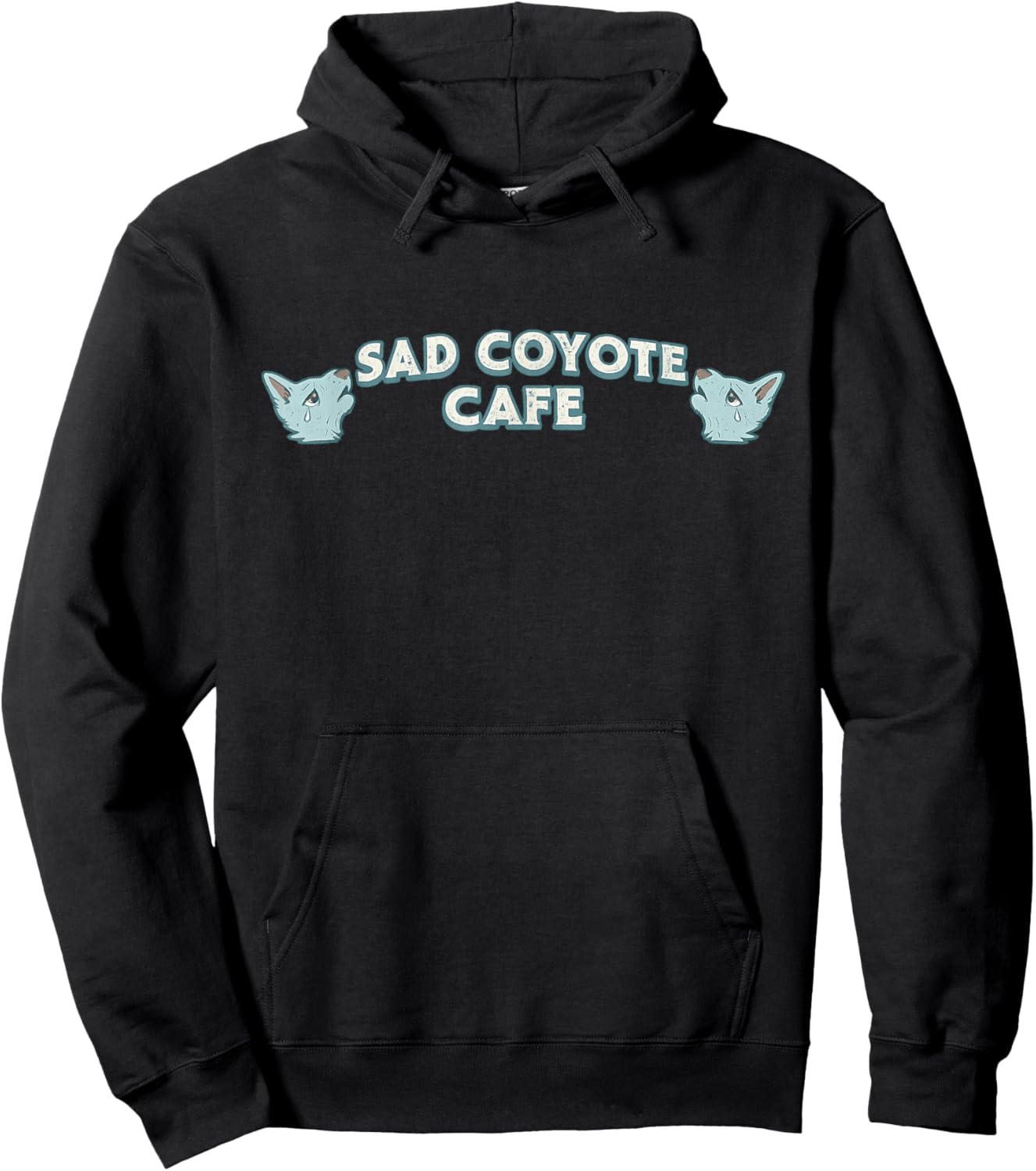 Sad Coyote Cafe Hoodie - Hoodie | Black