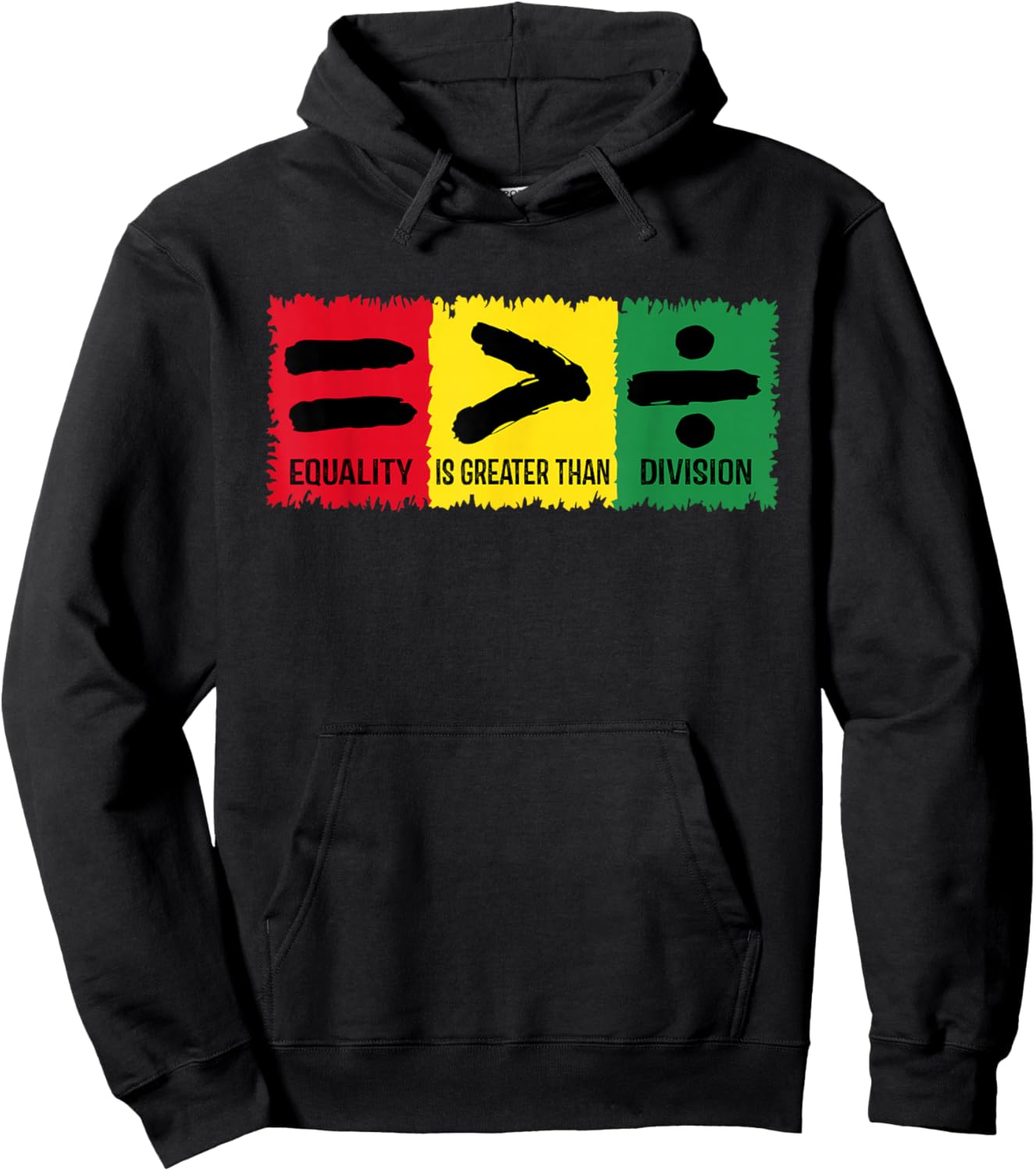 Black History Equality Greater Than Division Women Men Kids Hoodie - Hoodie | Black