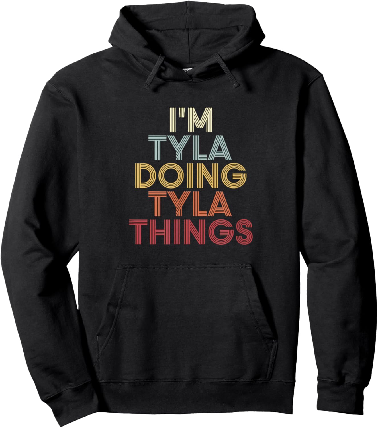 Tyla Name Tyla Personalized Name First Given Hoodie - Hoodie | Black
