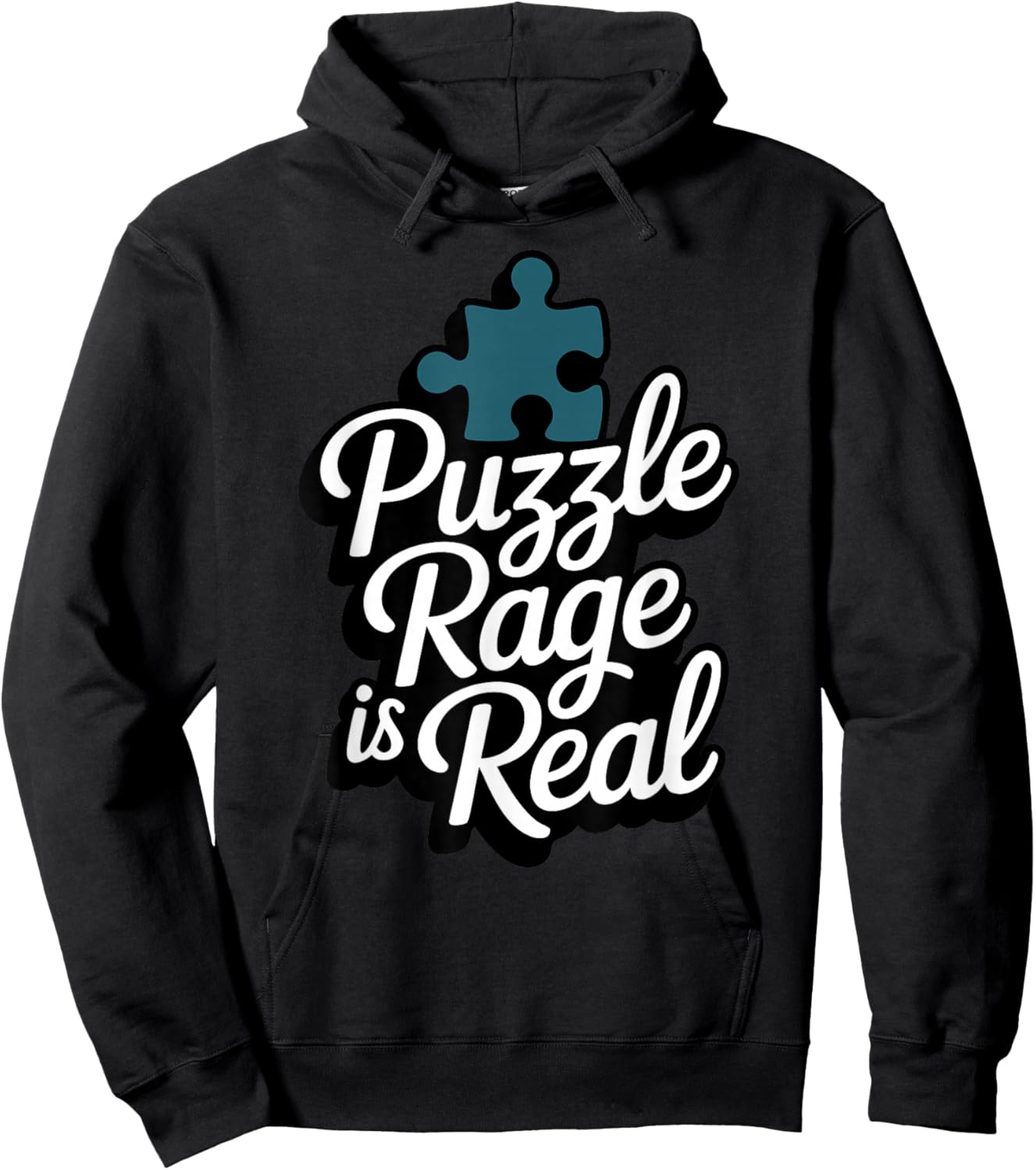 Jigsaw Puzzle Rage Puzzle Lover Hoodie - Hoodie | Black