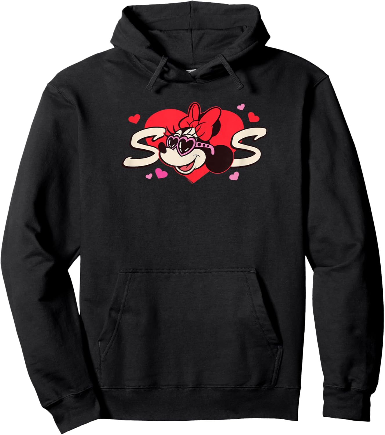 Disney Valentine's Day Sis Sister Gift Family Matching Trip Hoodie - Hoodie | Black