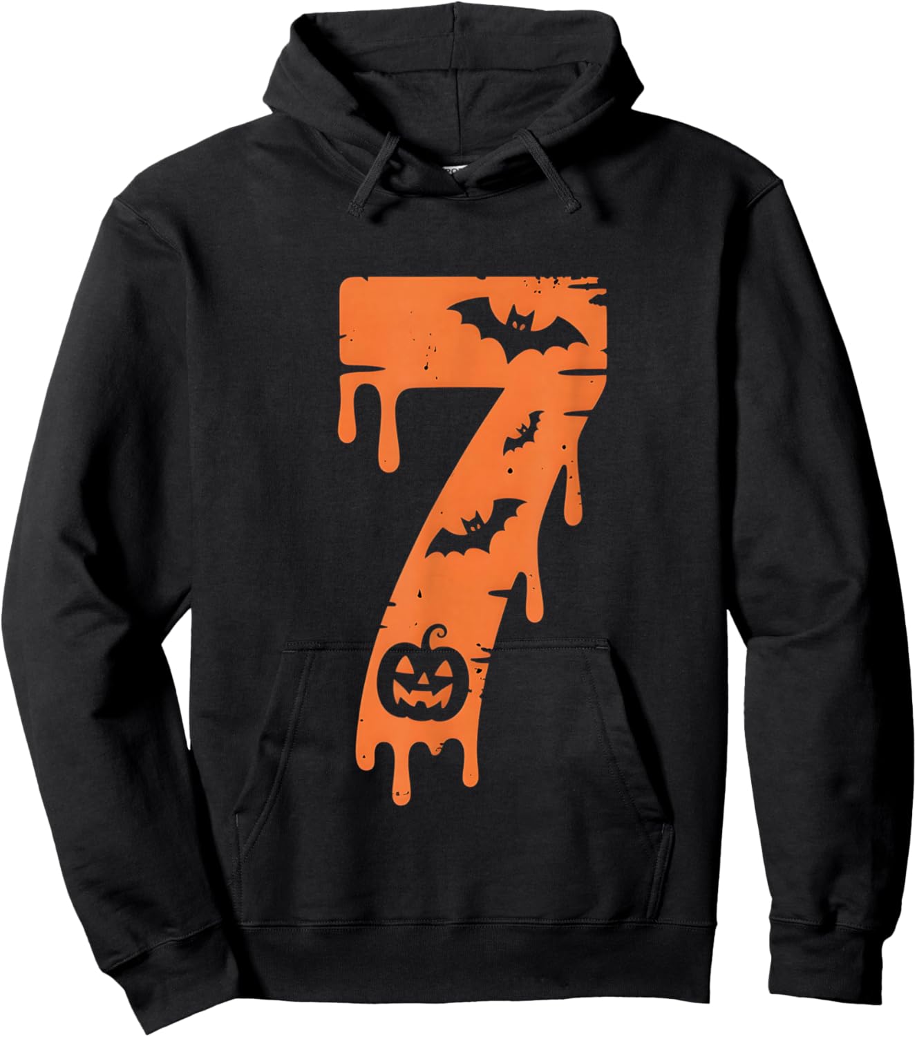 7 Number Meme 67 Six Seven Halloween Hoodie - Hoodie | Black