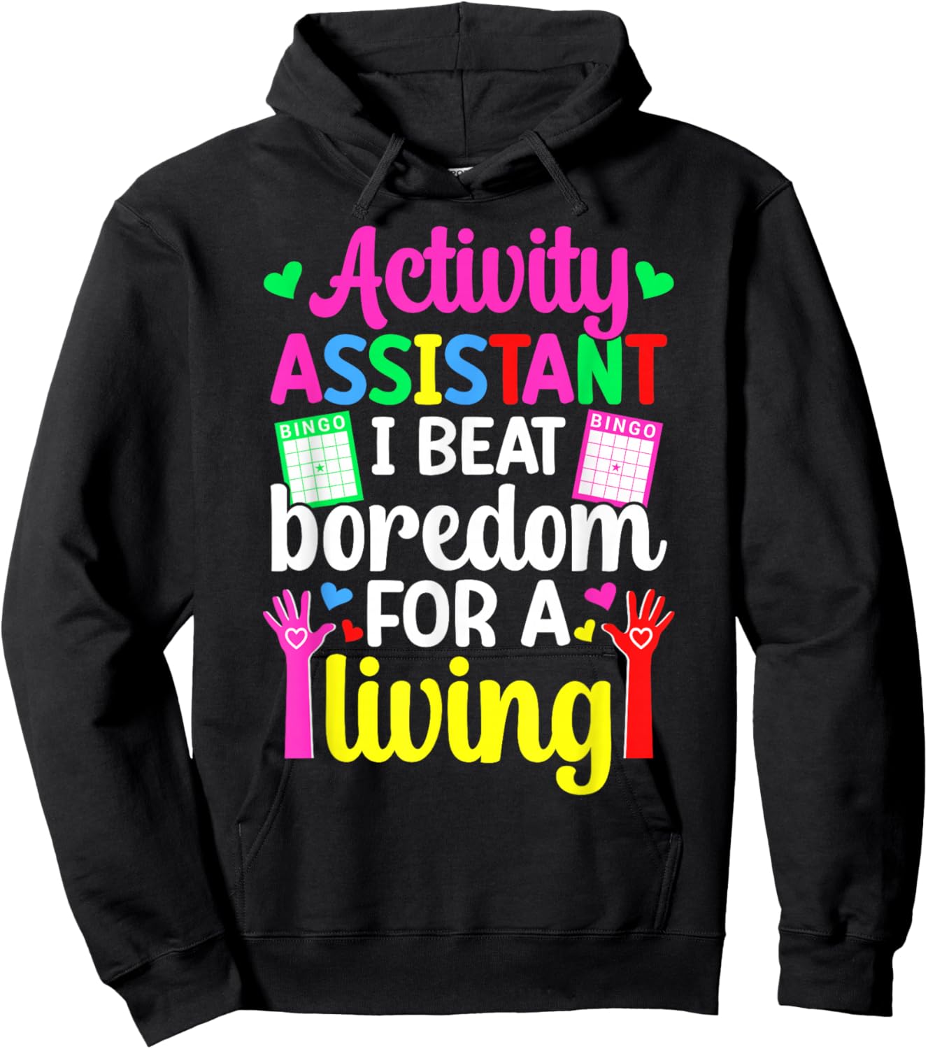 Activity Assistant Funny Activities Assistant Hoodie - Hoodie | Black