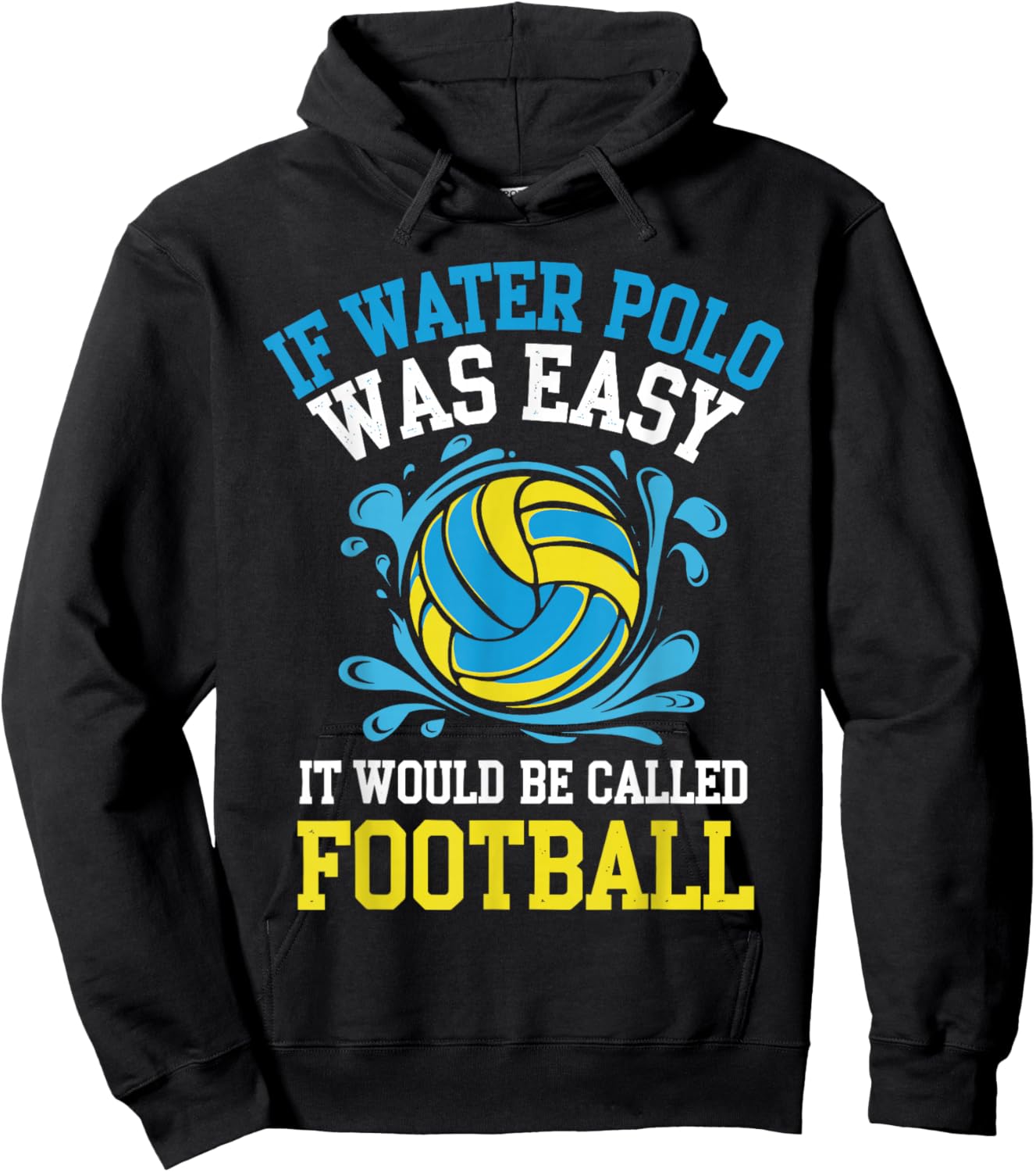 Water Polo Art Women Water Polo Player Waterpolo Hoodie - Hoodie | Black