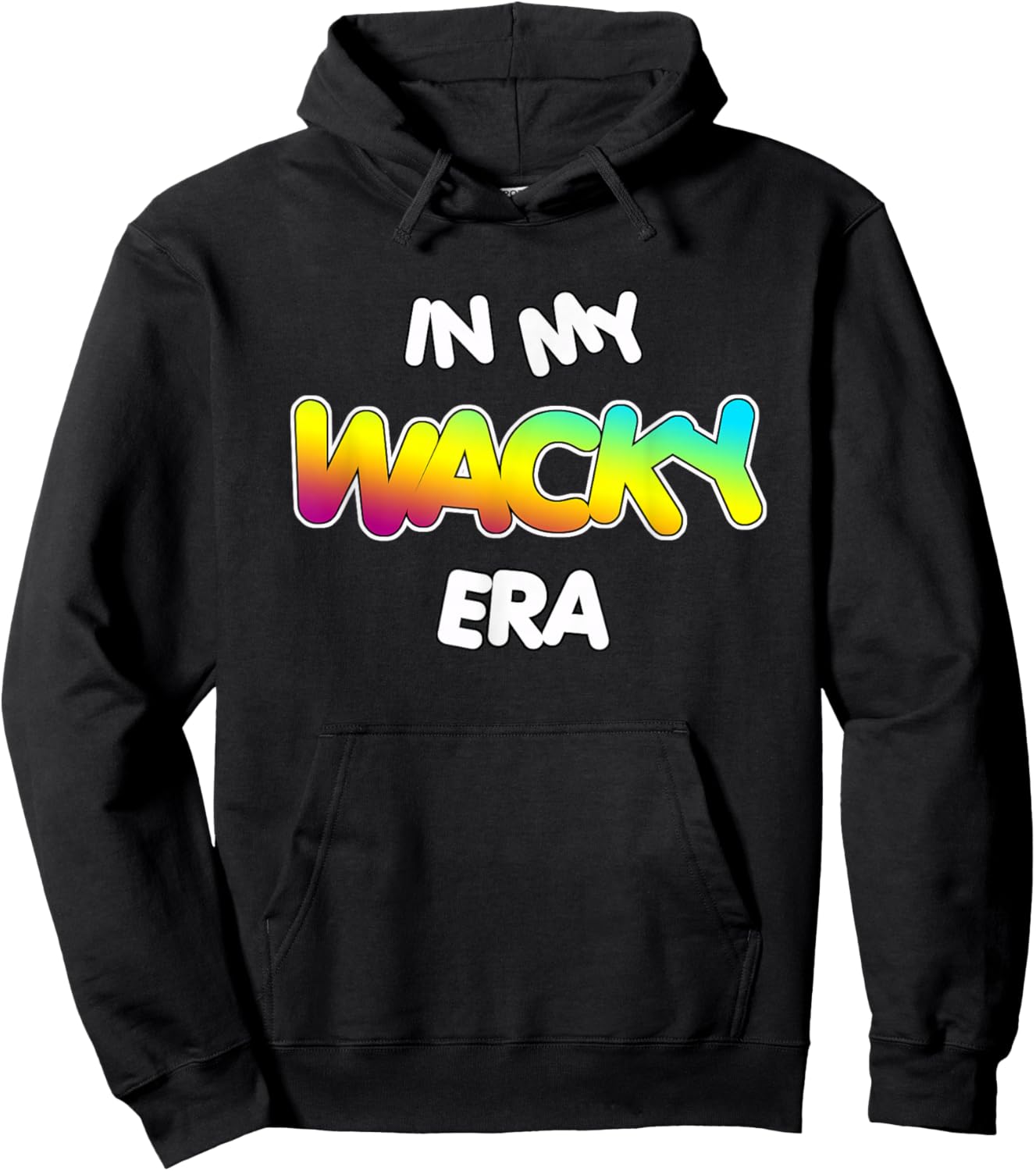 in My Wacky Era Kids and Teachers | Mismatch Day Spirit Week Hoodie - Hoodie | Black