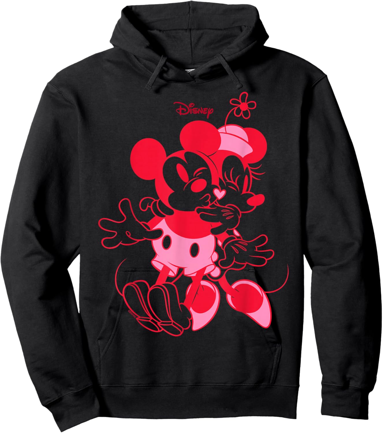 Disney Mickey and Friends Minnie Lovers Heart Hoodie - Hoodie | Black