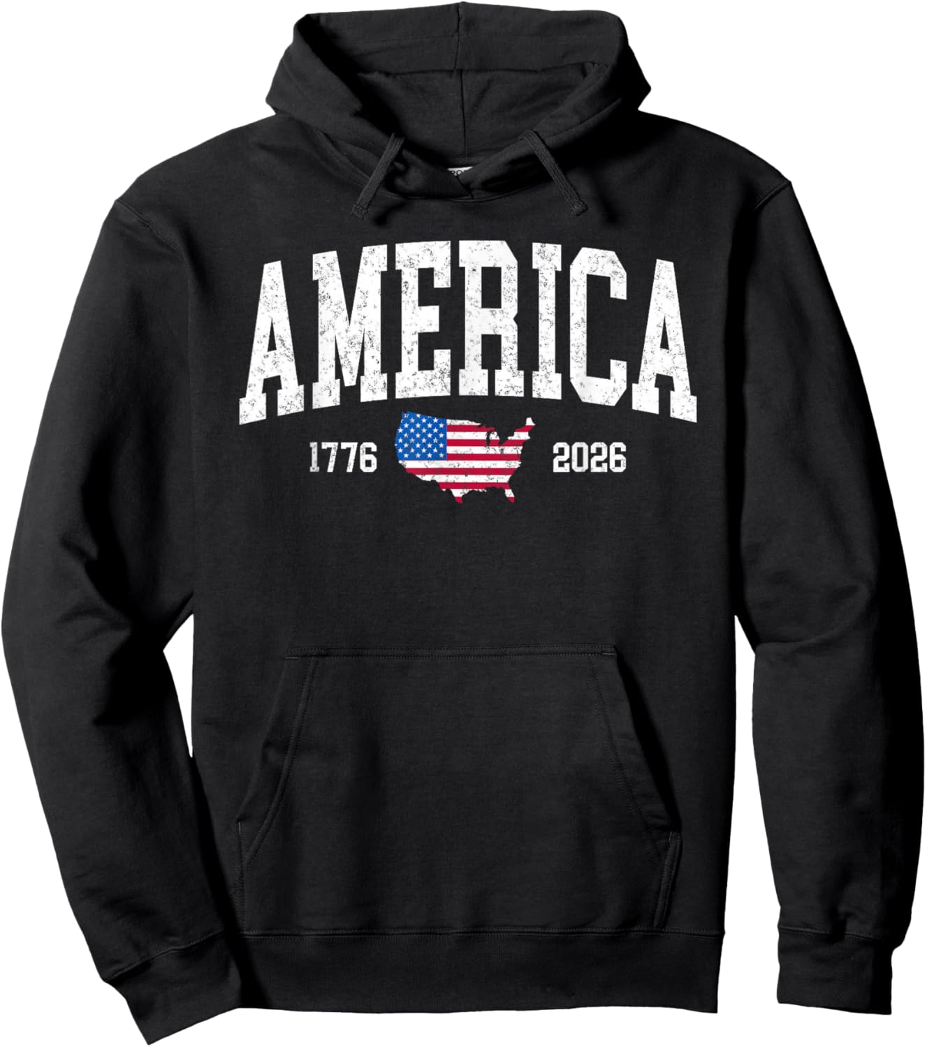 America 250 Anniversary of Independence 250th Birthday Men Hoodie - Hoodie | Black
