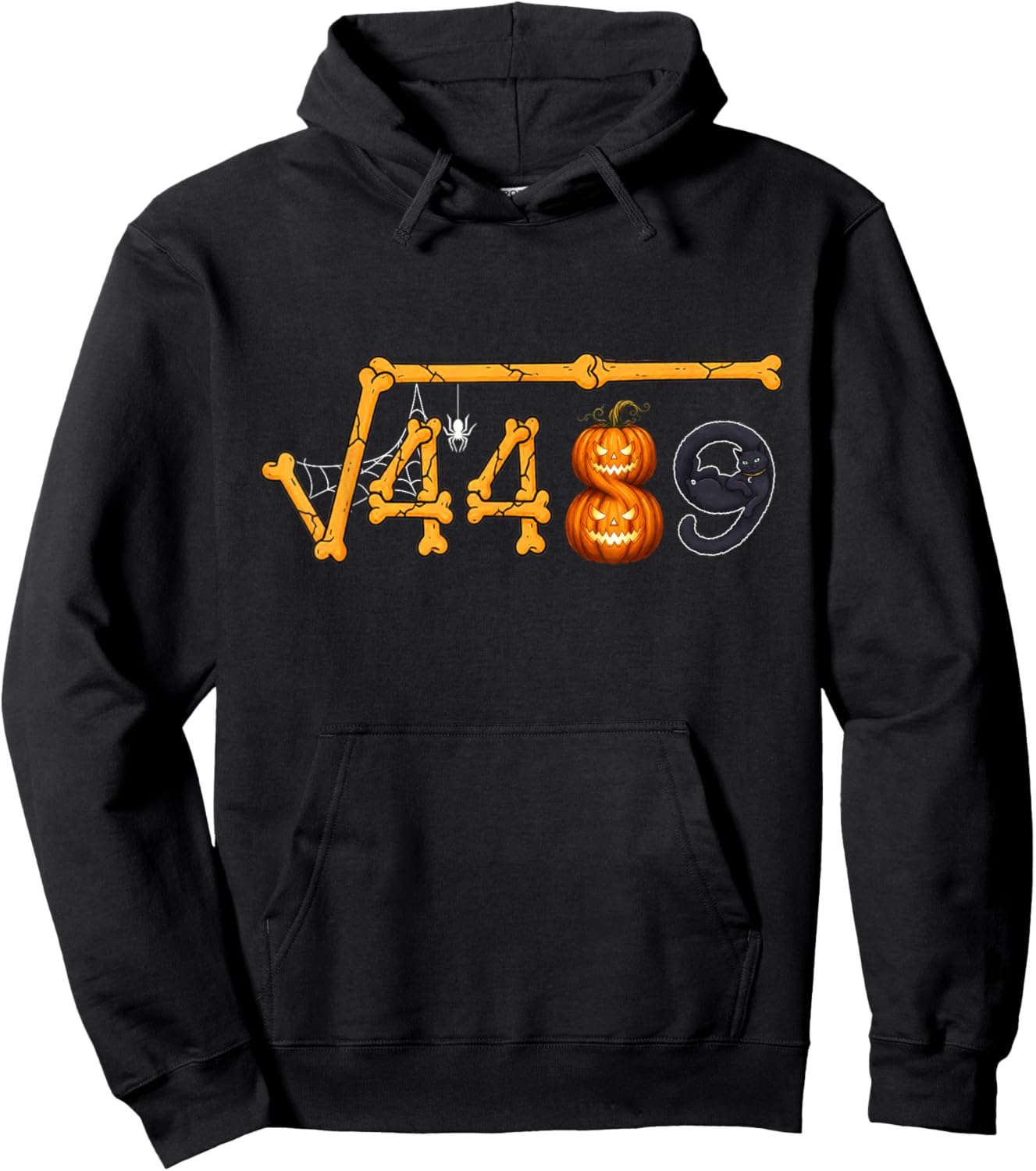 67 Six Seven Meme Square Root 4489 Math Teacher Halloween Hoodie - Hoodie | Black