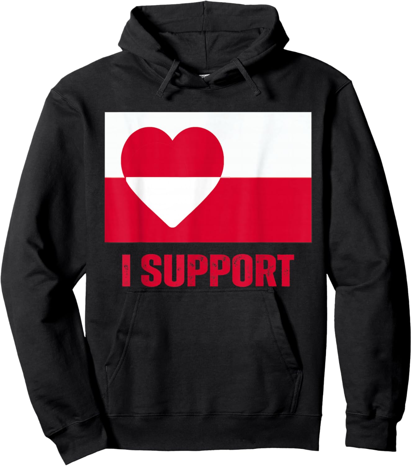 Denmark Greenland Flag is Not for Sale Support Danish Design Hoodie - Hoodie | Black