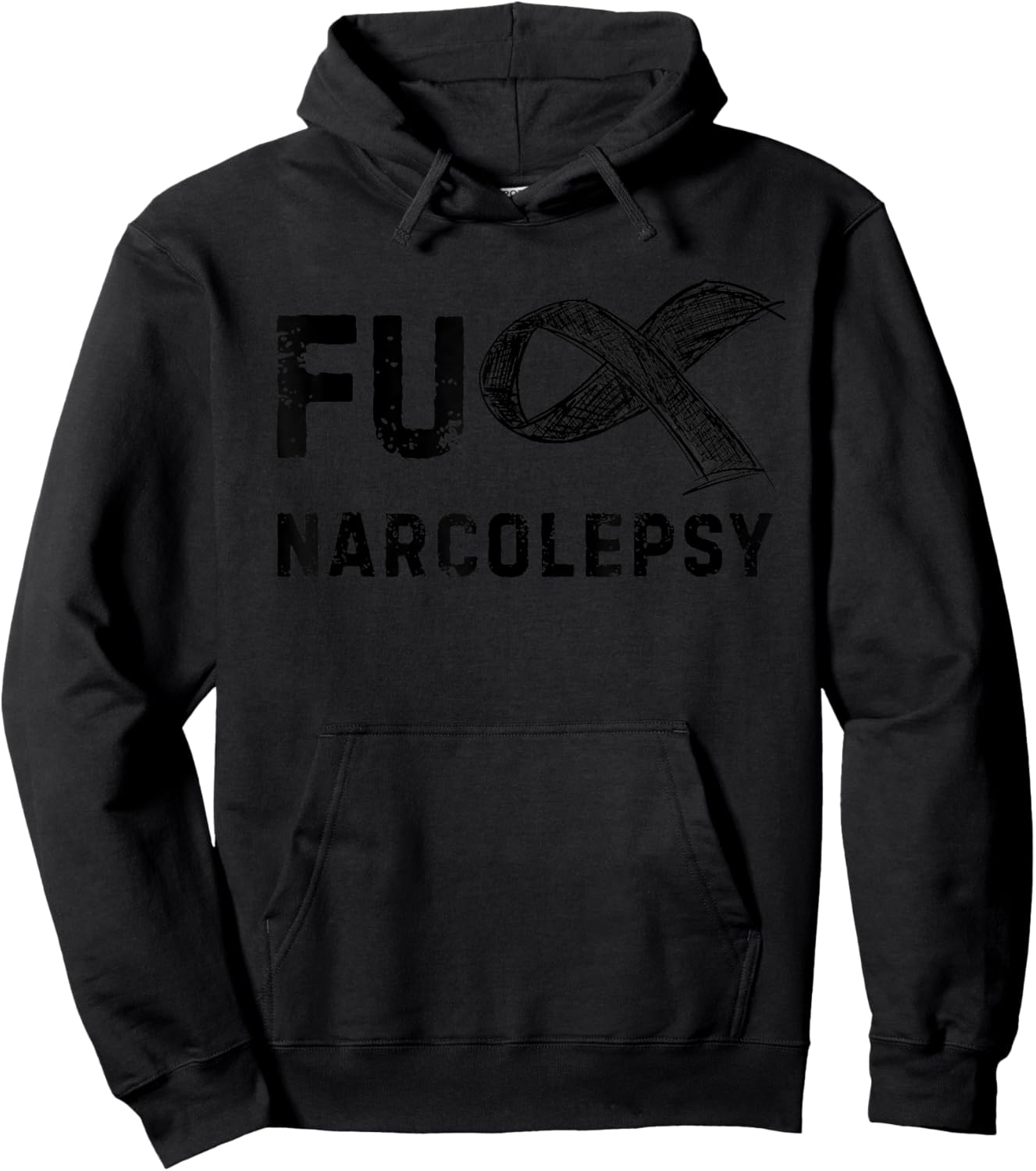 FU Narcolepsy Awareness Hoodie - Hoodie | Black