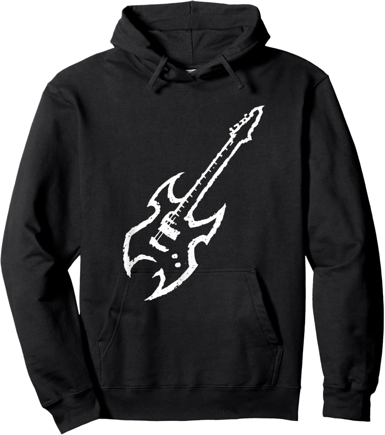 Minimalistic Mana Guitar Musician Fan Rock Band Name Hoodie - Hoodie | Black