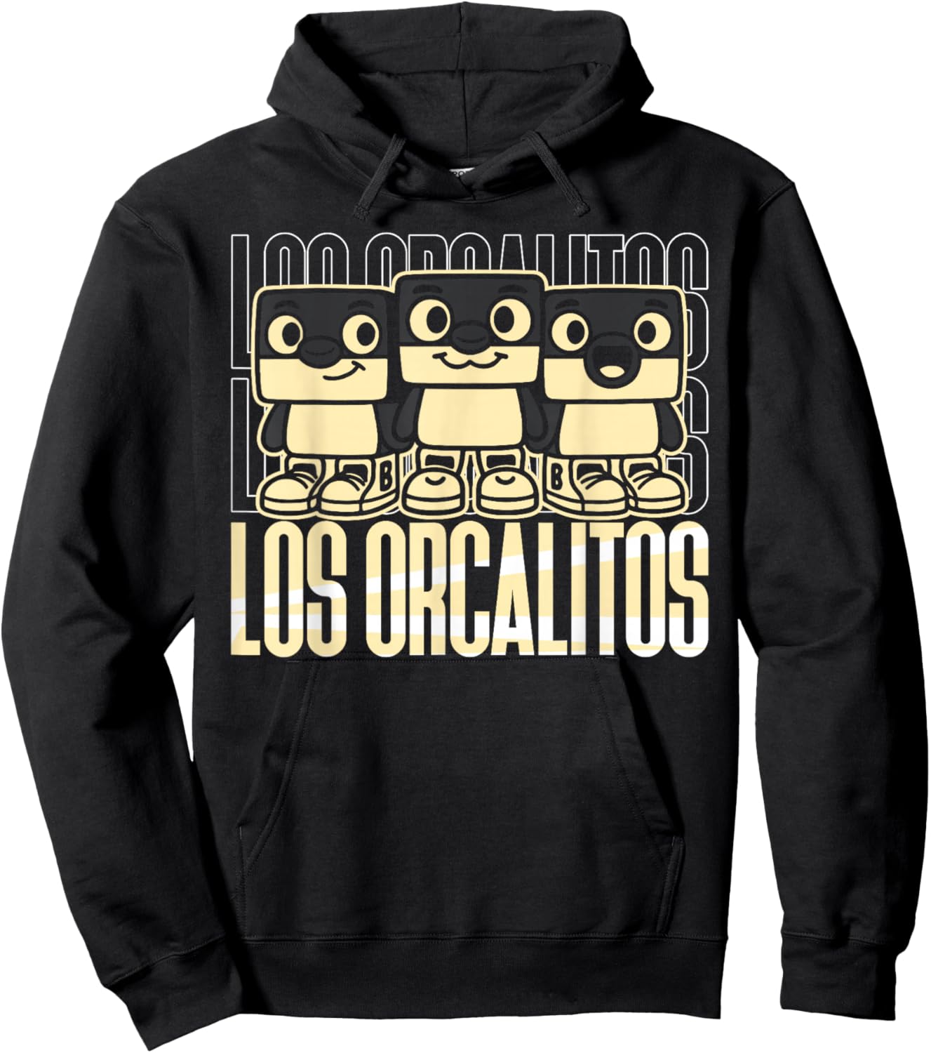 Funny Mexican Shark Meme Los Orcalitos Italian Brainrot Kids Hoodie - Hoodie | Black