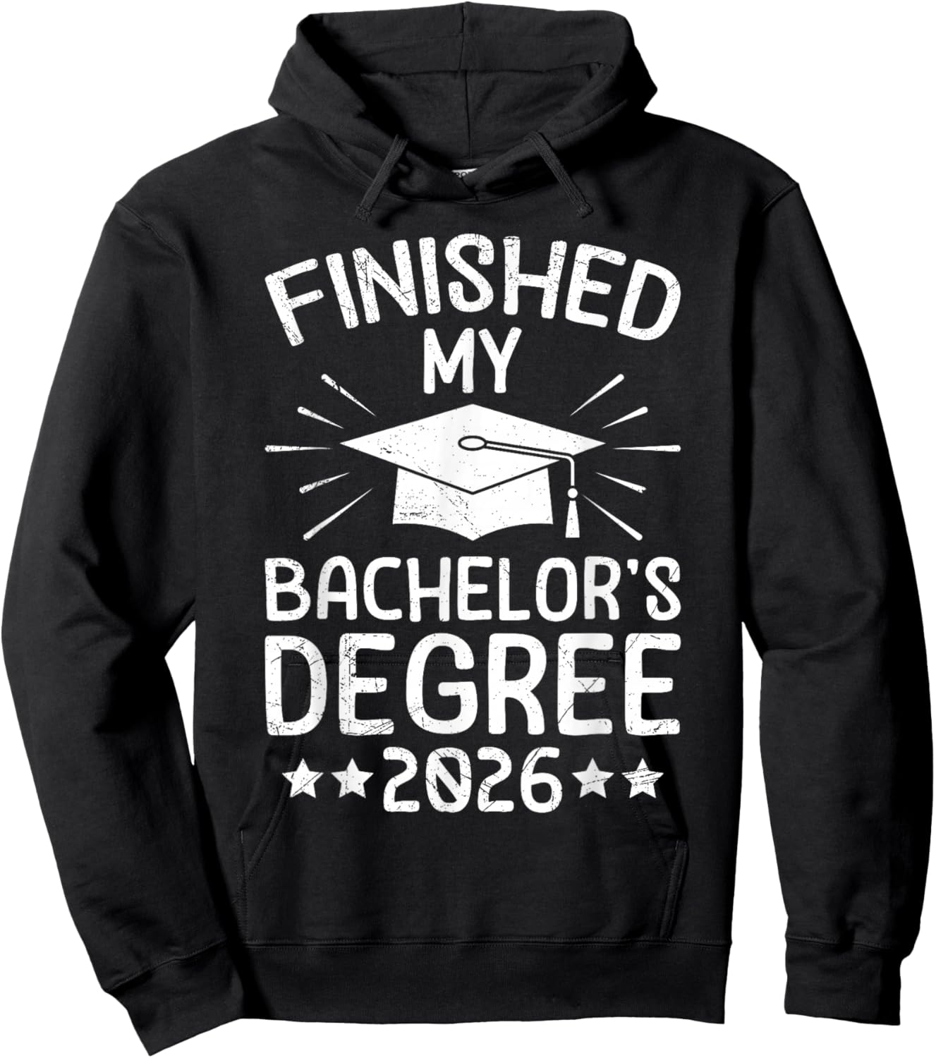 Bachelor's Examination Finished Bachelors Degree 2026 Hoodie - Hoodie | Black