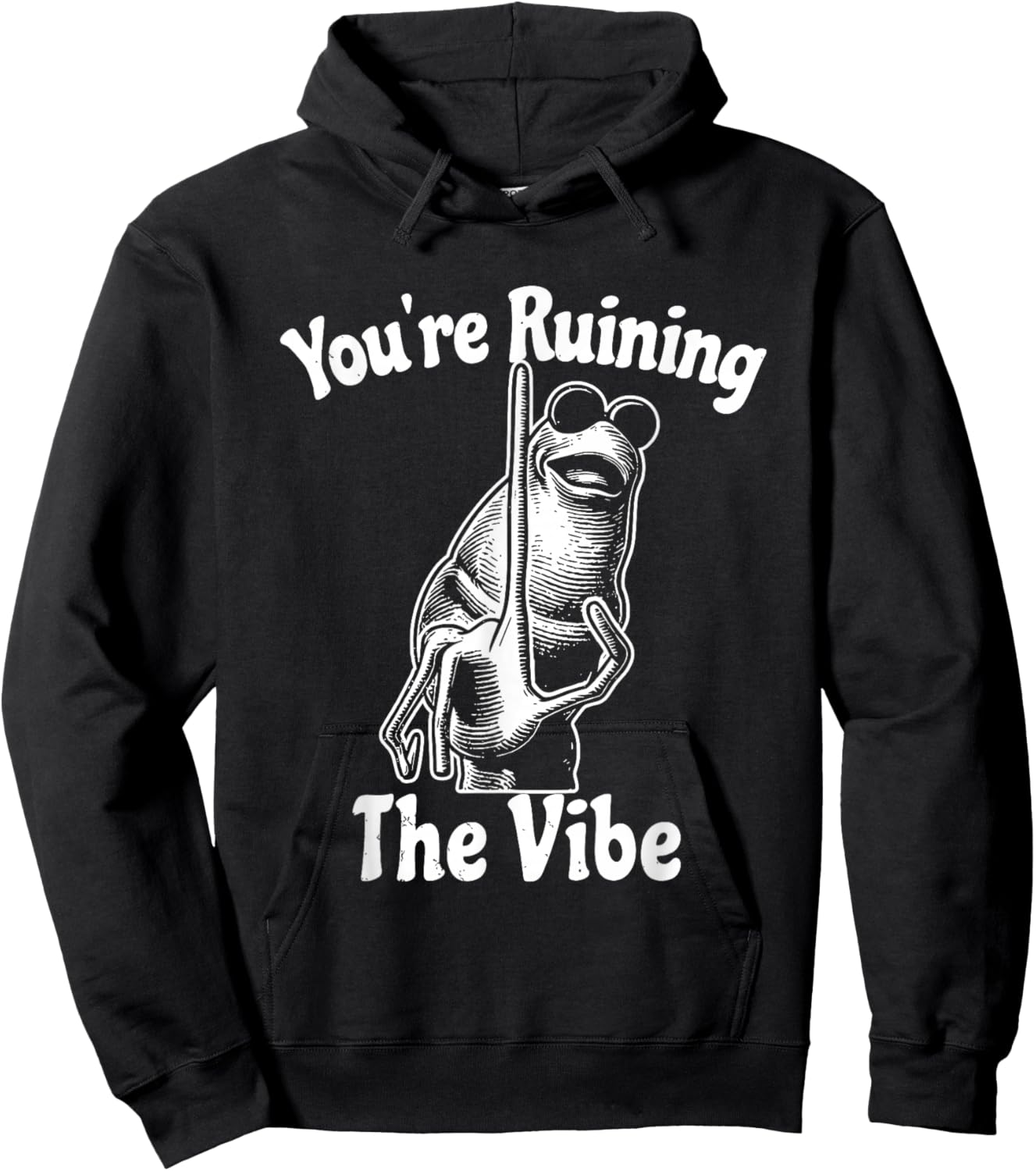 You're Ruining The Vibe Funny Marcus The Worm Meme Hoodie - Hoodie | Black