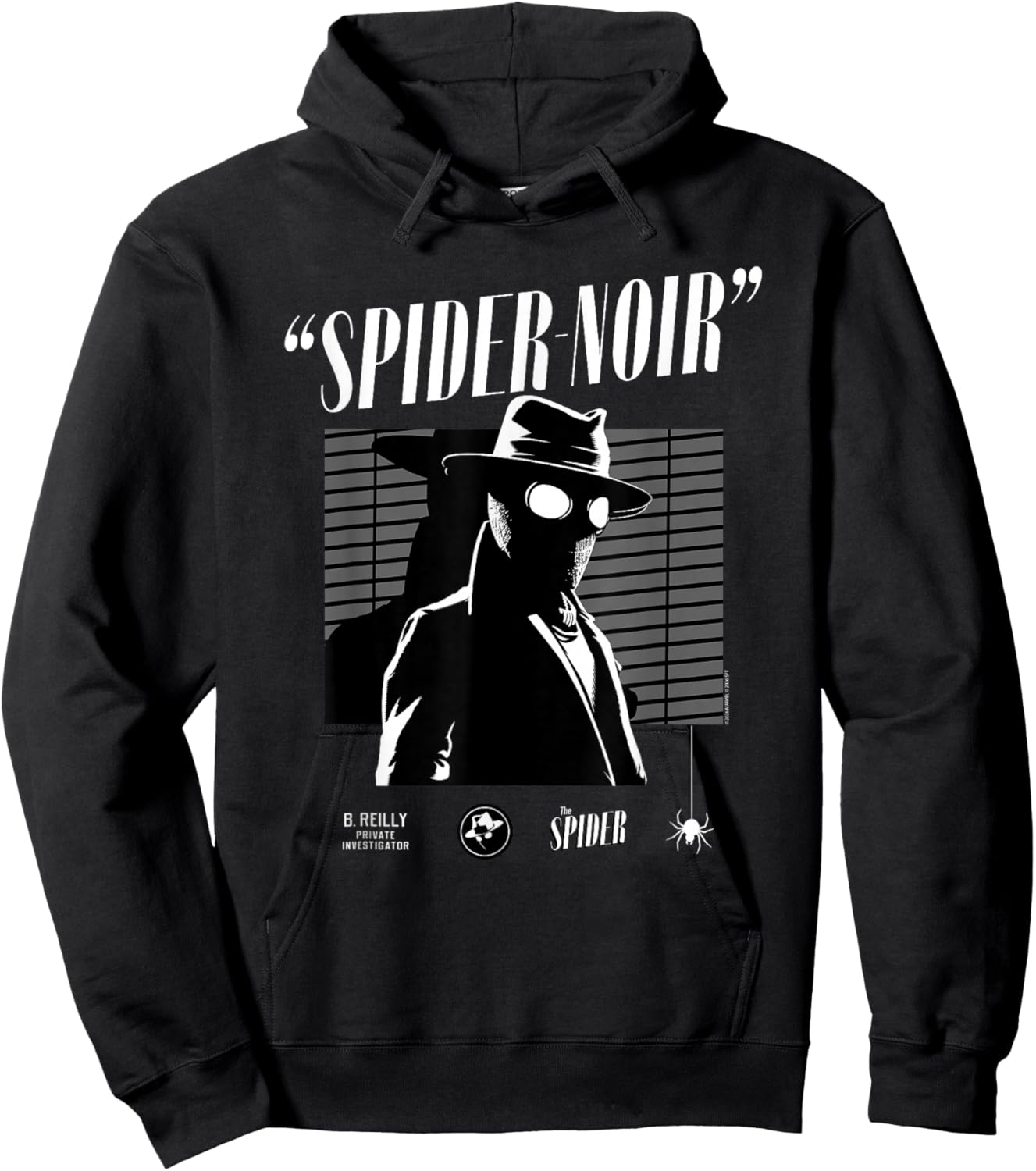 Marvel Spider-Noir The Spider Cool Portait Hoodie - Hoodie | Black