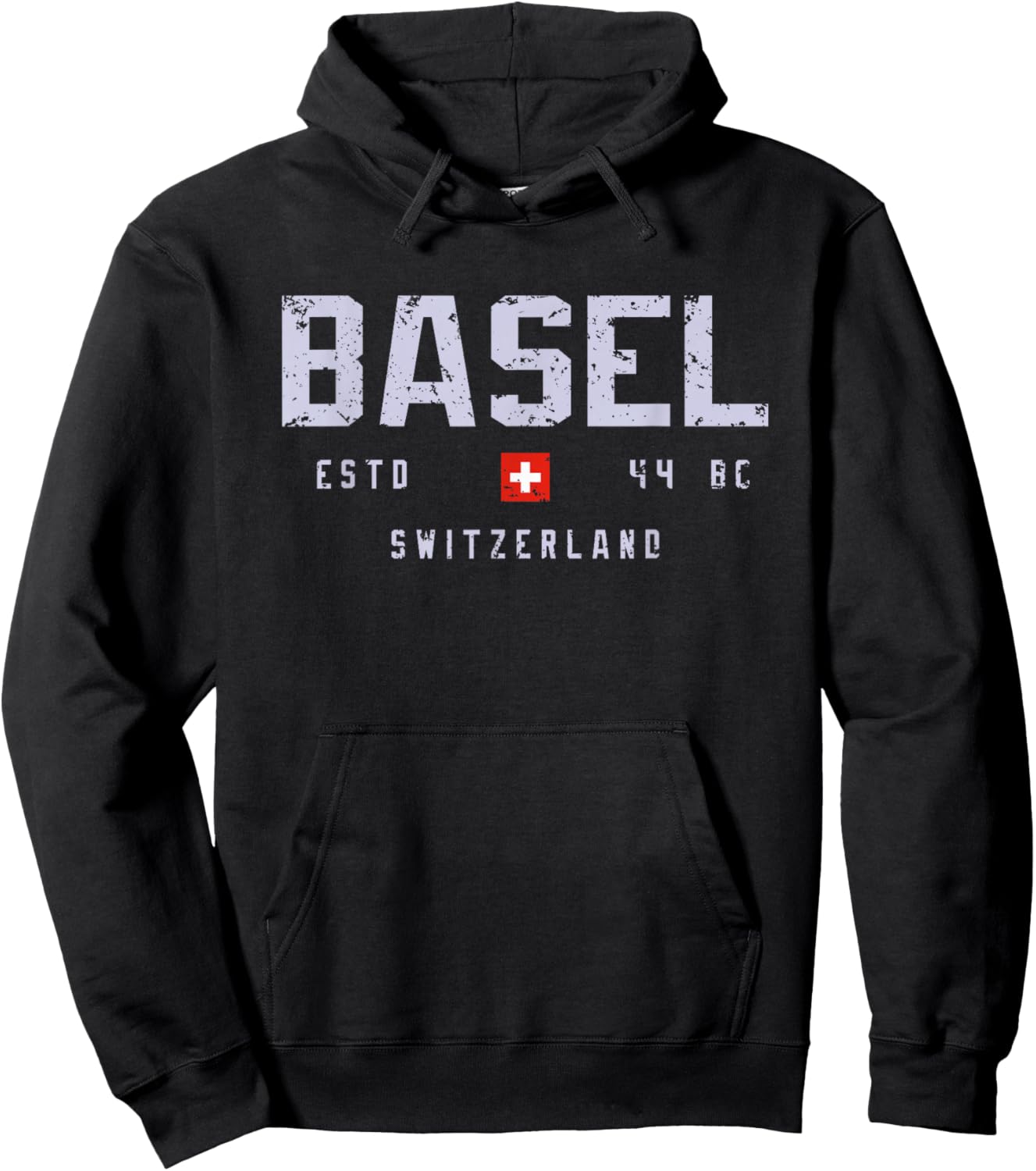 Basel Switzerland Field/Basel Switzerland Hoodie - Hoodie | Black