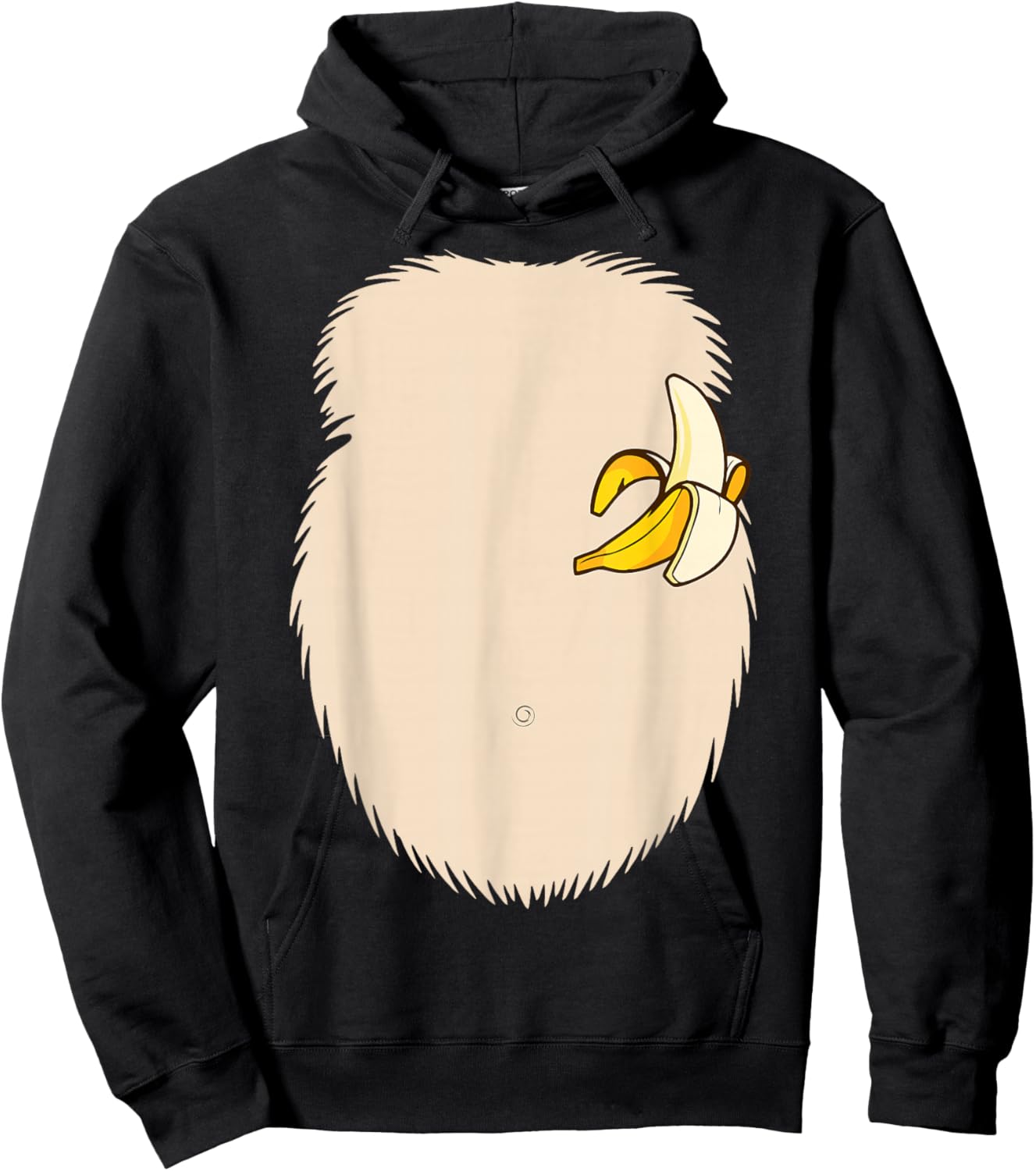 Monkey Shirt Adult Kids Men Women Monkey Costume Hoodie - Hoodie | Black