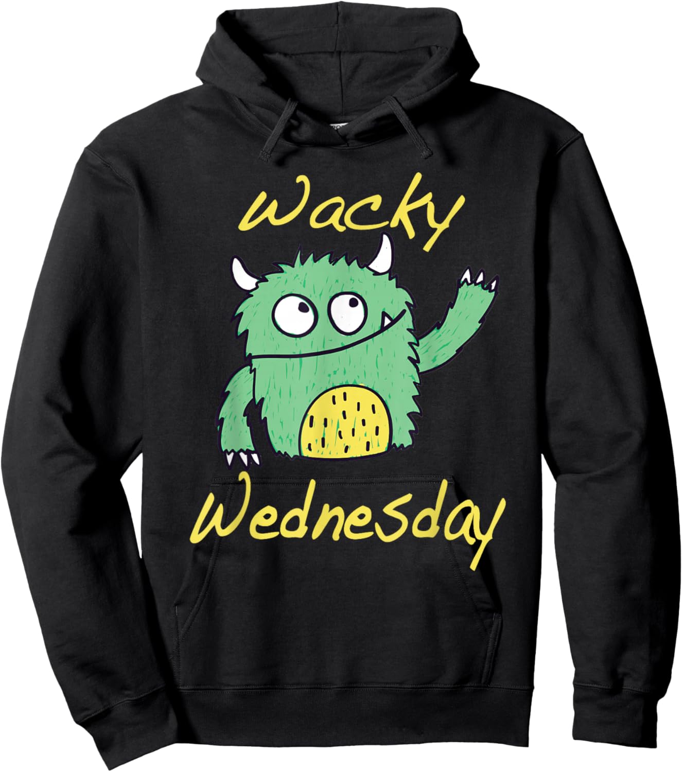 Wacky Wednesday Kids and Teachers | Mismatch Day Spirit Week Hoodie - Hoodie | Black