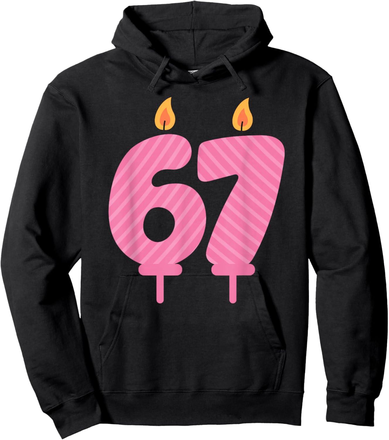 Funny Six Seven 6 7 Meme Birthday Hoodie - Hoodie | Black