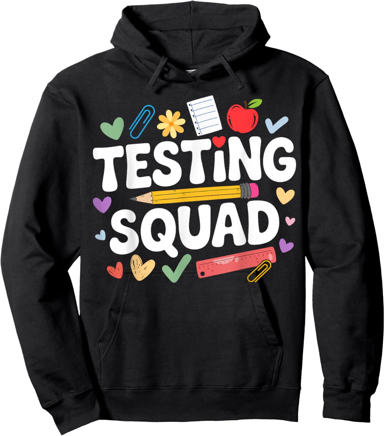 Cute Testing Squad Hoodie - Hoodie | Black
