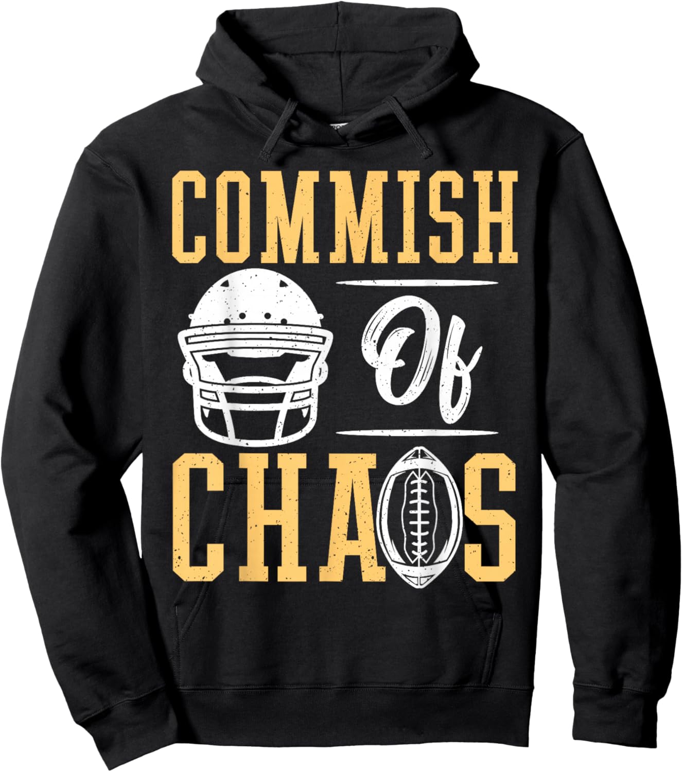 Fantasy Football Commish of Chaos Hoodie - Hoodie | Black