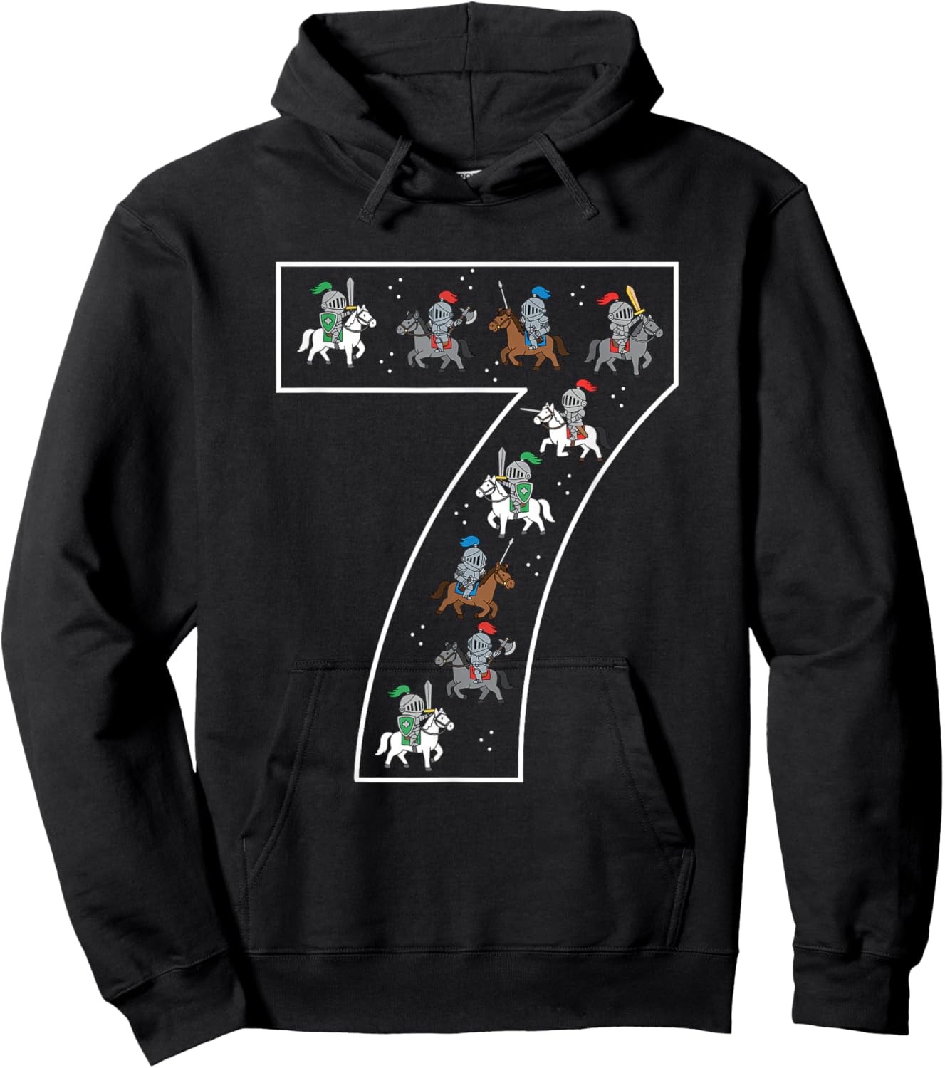 T-Shirt Hoodie - Hoodie | Black