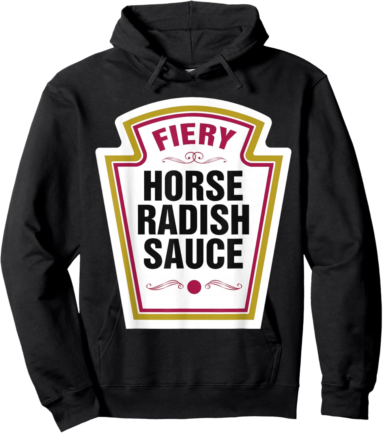Horseradish Sauce Halloween Costume Family Group Matching Hoodie - Hoodie | Black