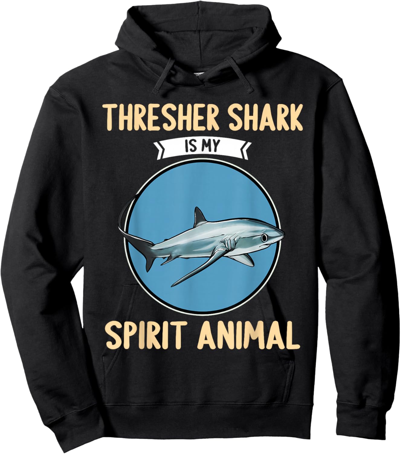 Thresher Sharks Thresher Shark Hoodie - Hoodie | Black