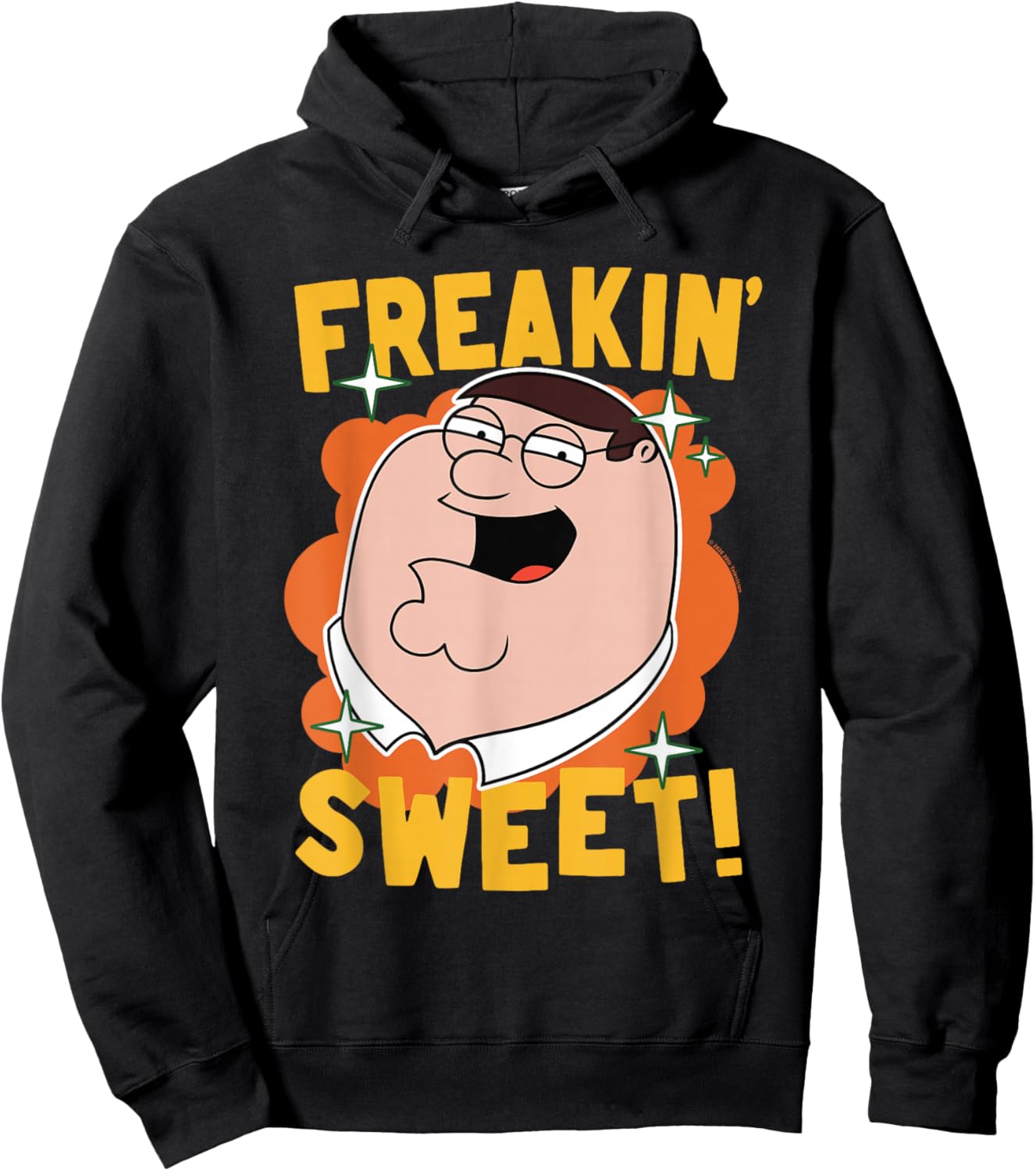 Family Guy Freakin' Sweet Peter Griffin Portrait Cartoon Hoodie - Hoodie | Black