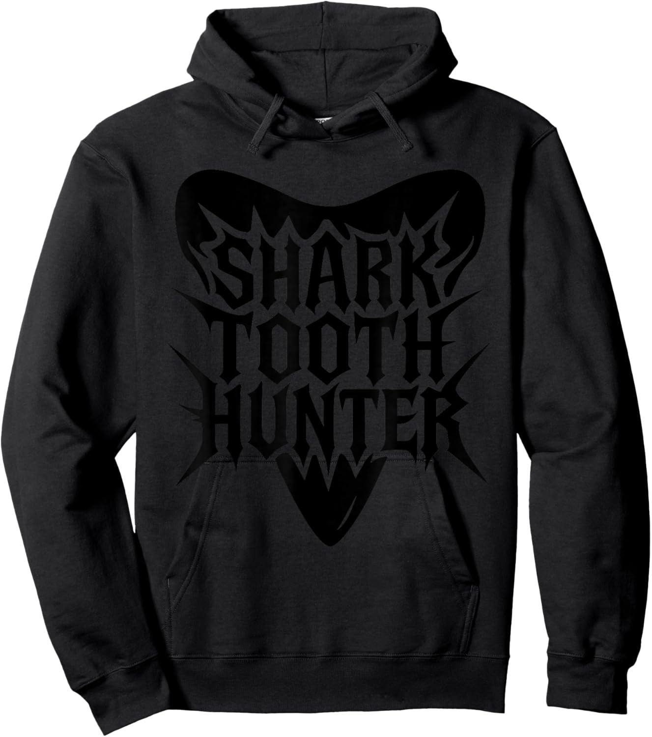 Shark Teeth Fossil Hunter Paleontologist Shark Teeth Hunting Hoodie - Hoodie | Black
