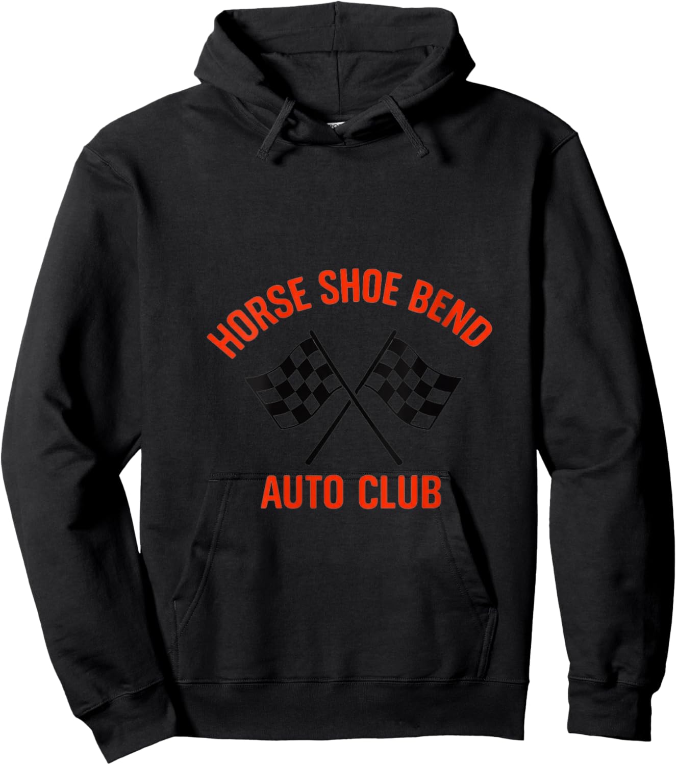 Women's Horse Shoe Bend Auto Club V-Neck Hoodie - Hoodie | Black