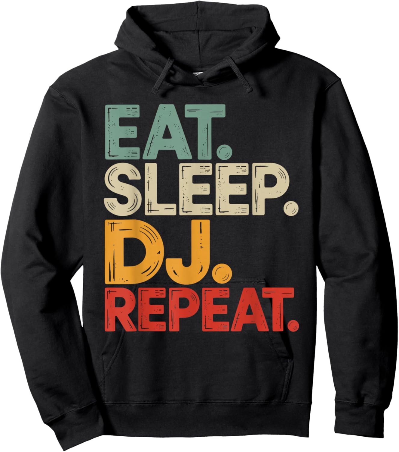 Eat Sleep DJ Repeat Hoodie - Hoodie | Black