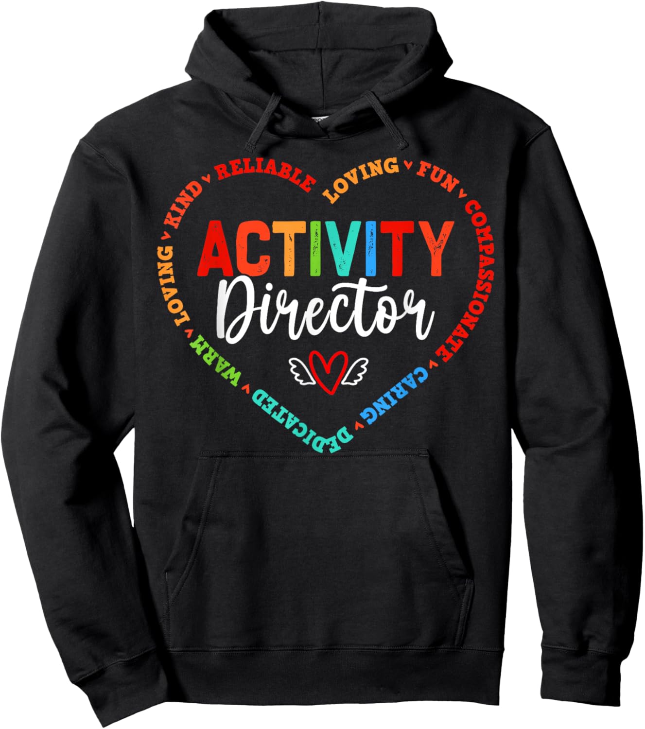 Activity Director Assistant Squad Professionals Week Men Hoodie - Hoodie | Black