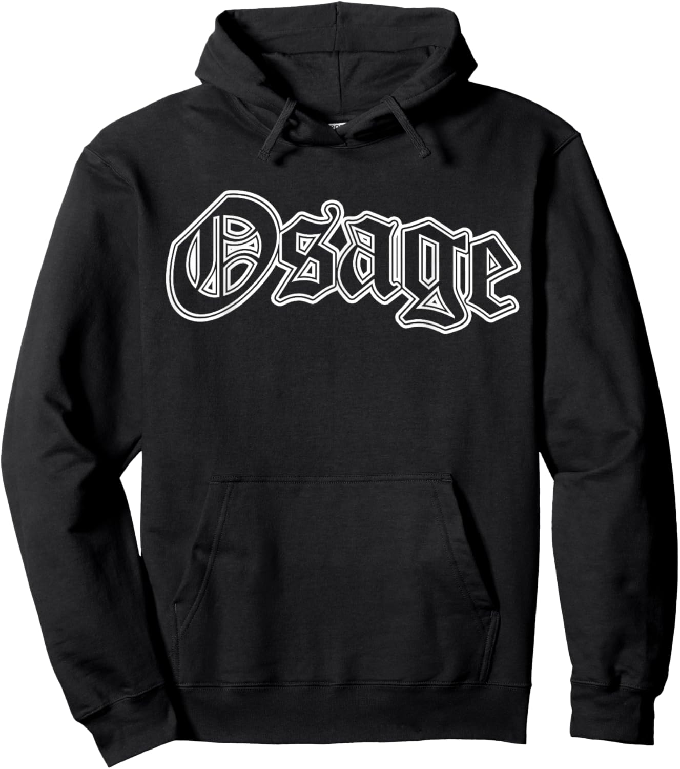 Osage Native American Indian Hoodie - Hoodie | Black