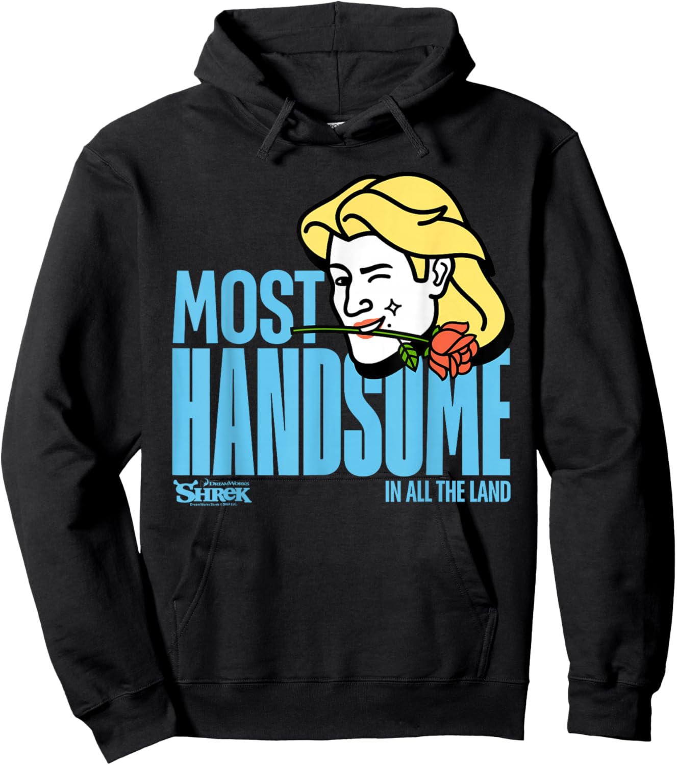 Shrek Most Handsome in All The Land Prince Charming Hoodie - Hoodie | Black
