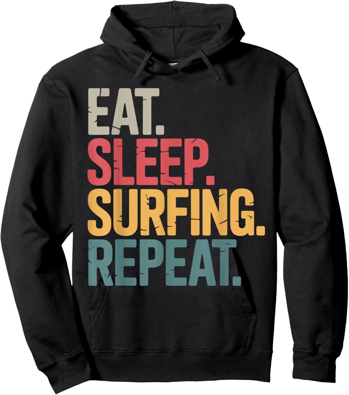 Surfing Art Women Surfer Surfboard Lover Surfing Hoodie - Hoodie | Black