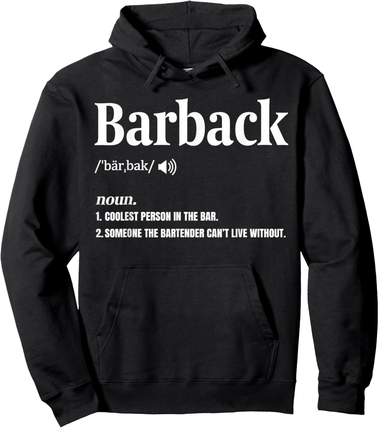 Barback Hoodie - Hoodie | Black
