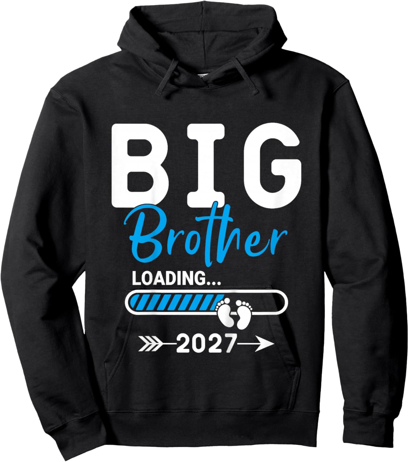 Kids Big Brother Loading 2027, Future Big Brother est 2027 Hoodie - Hoodie | Black