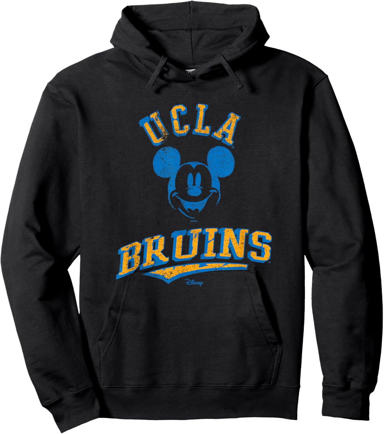 UCLA Bruins Mickey Mouse Retro Officially Licensed Hoodie - Hoodie | Black