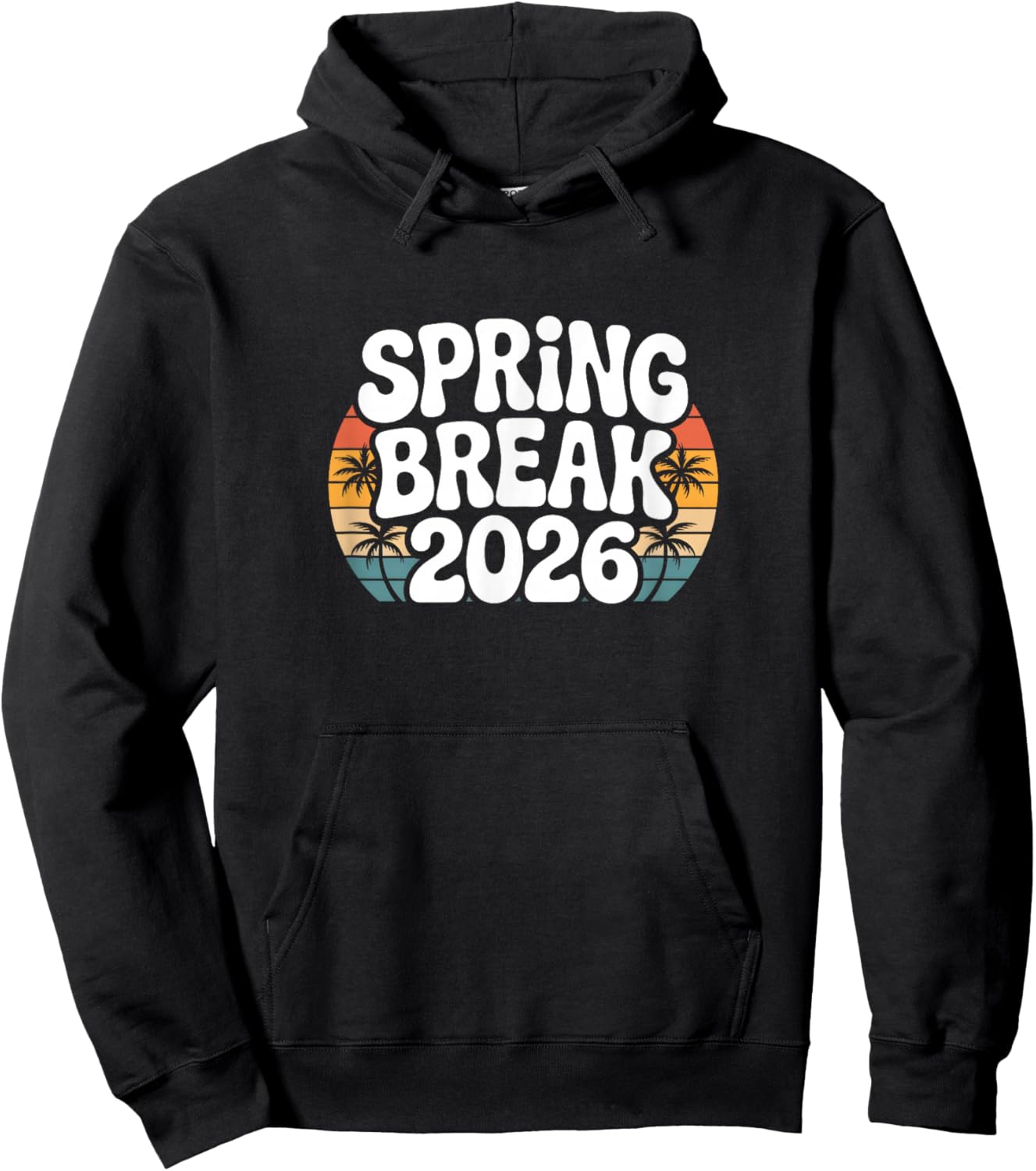 Spring Break 2026 - Beach Week Group Vacation Party Hoodie - Hoodie | Black