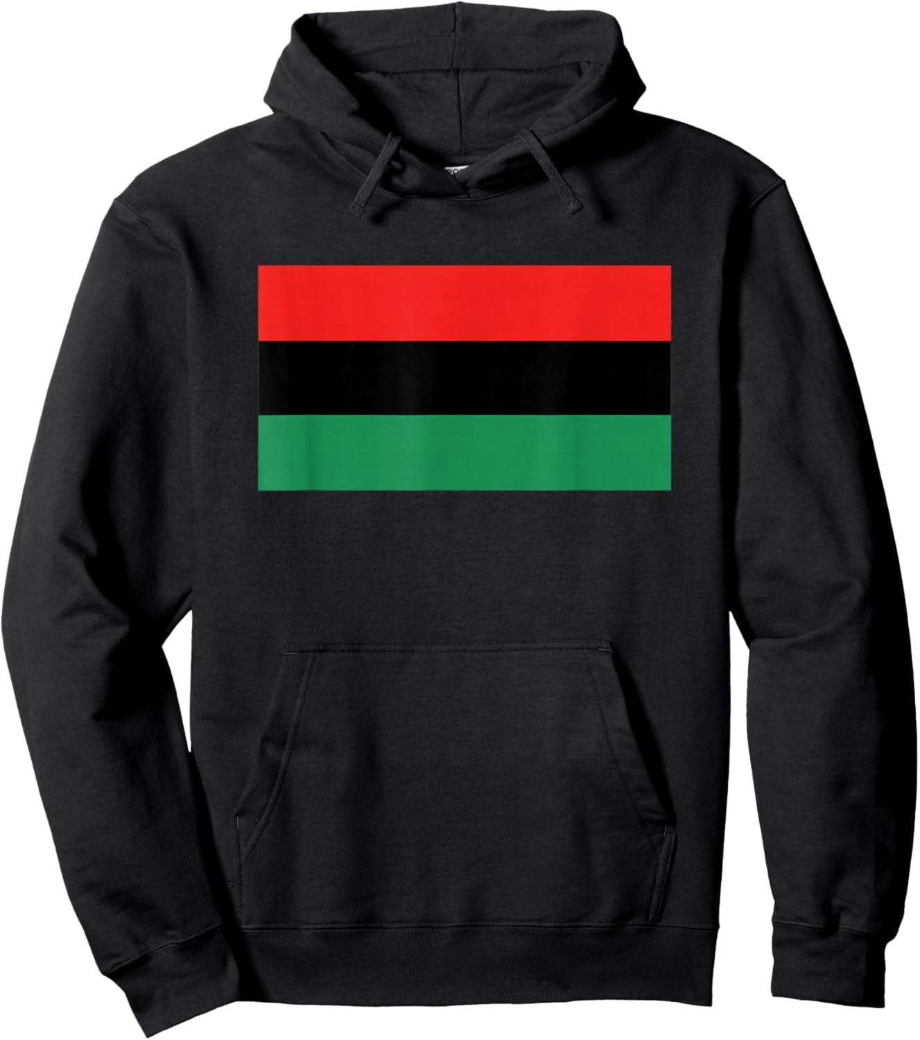 Pan African Flag Red Black Green African Pride Afrocentric Hoodie - Hoodie | Black
