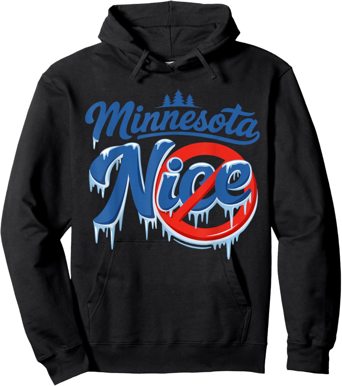 Minnesota Rebel New State Flag Hoodie - Hoodie | Black