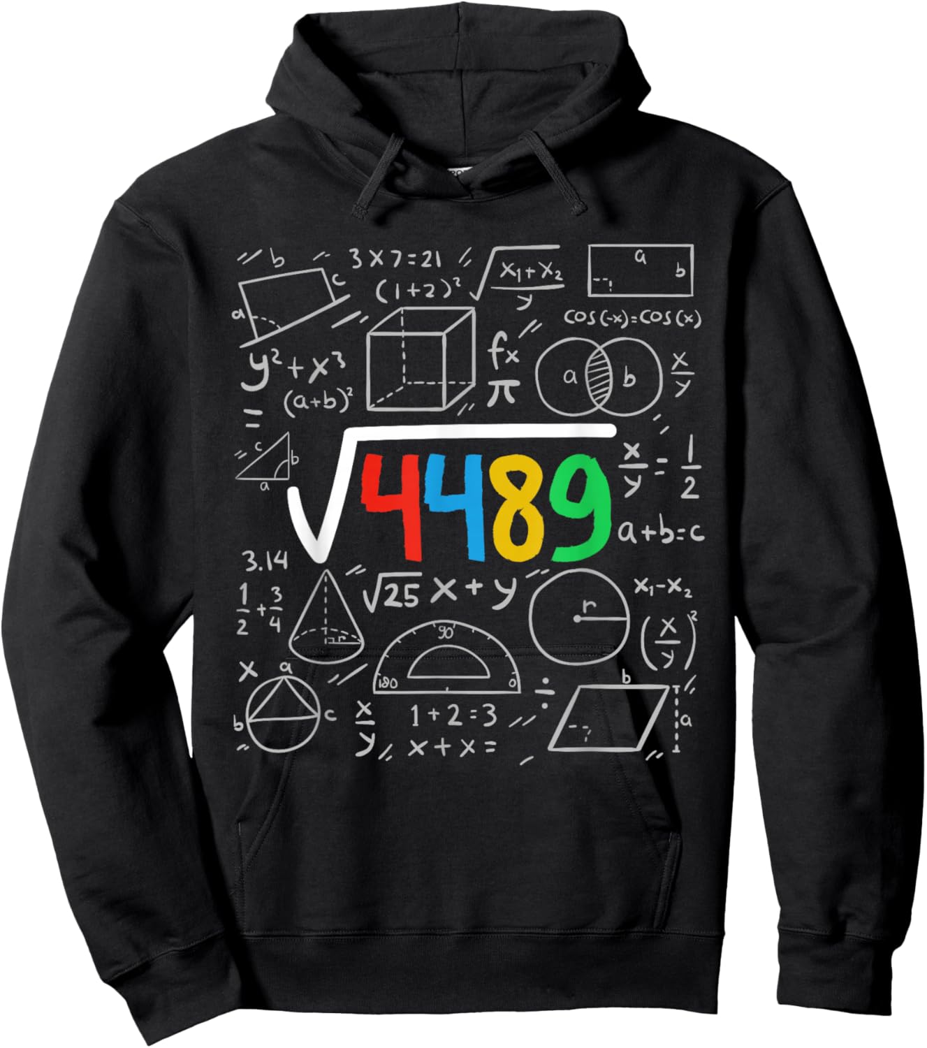 67 Meme Square Root 4489 Slang Six Seven Funny Math Teacher Hoodie - Hoodie | Black