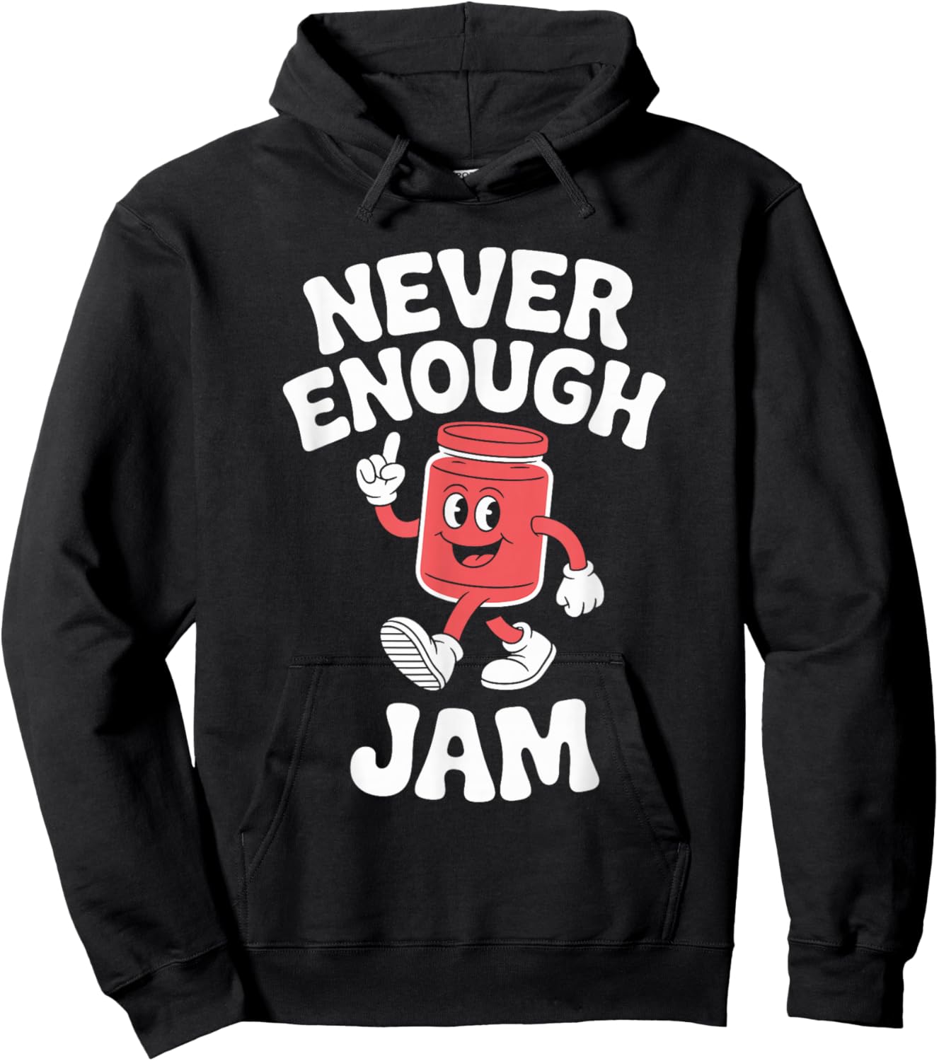 Funny Jam Retro Hoodie - Hoodie | Black