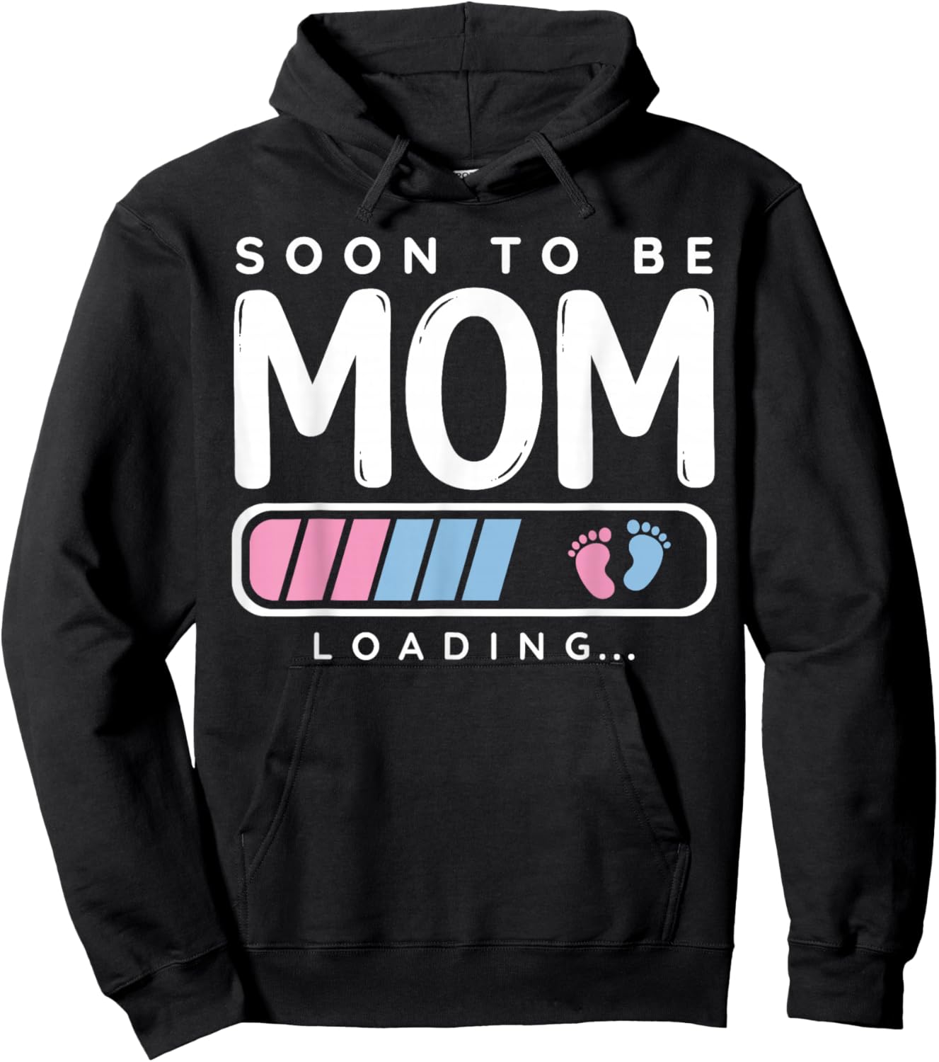 Cute Soon to Be Mom Funny New Mom Pregnancy Announcement Hoodie - Hoodie | Black