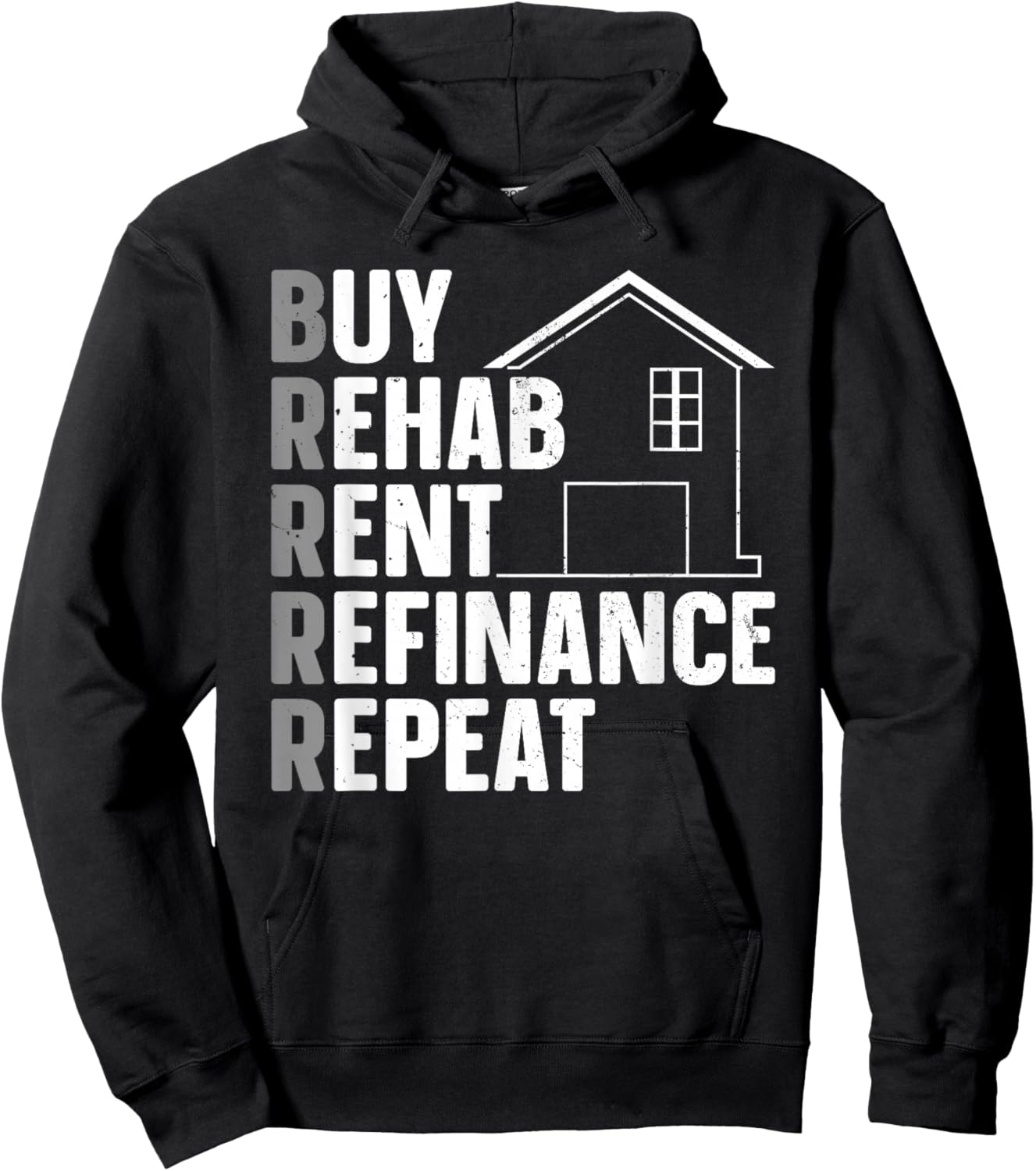 Cool Real Estate Investor Art Women Rental Property Hoodie - Hoodie | Black