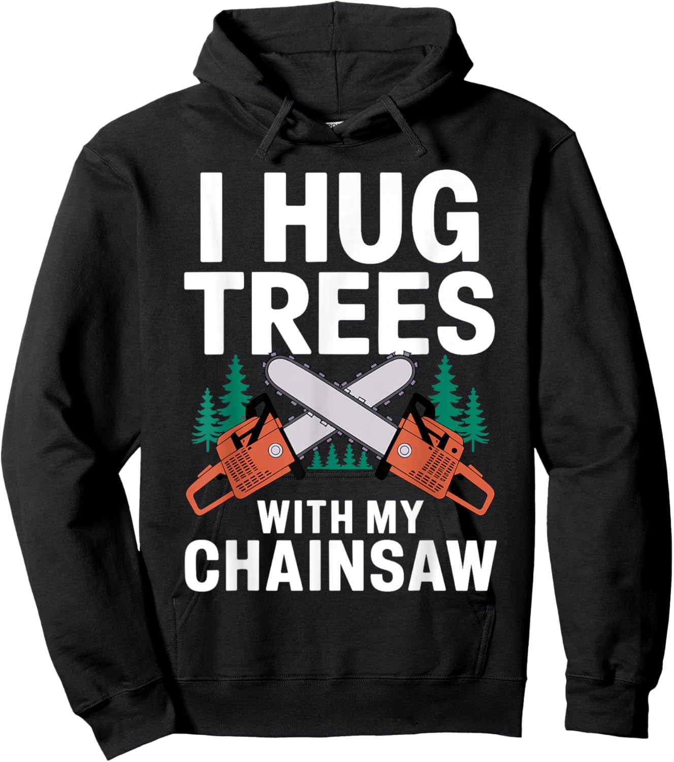 Best Lumberjack Art Women Lumberjack Arborist Logger Hoodie - Hoodie | Black