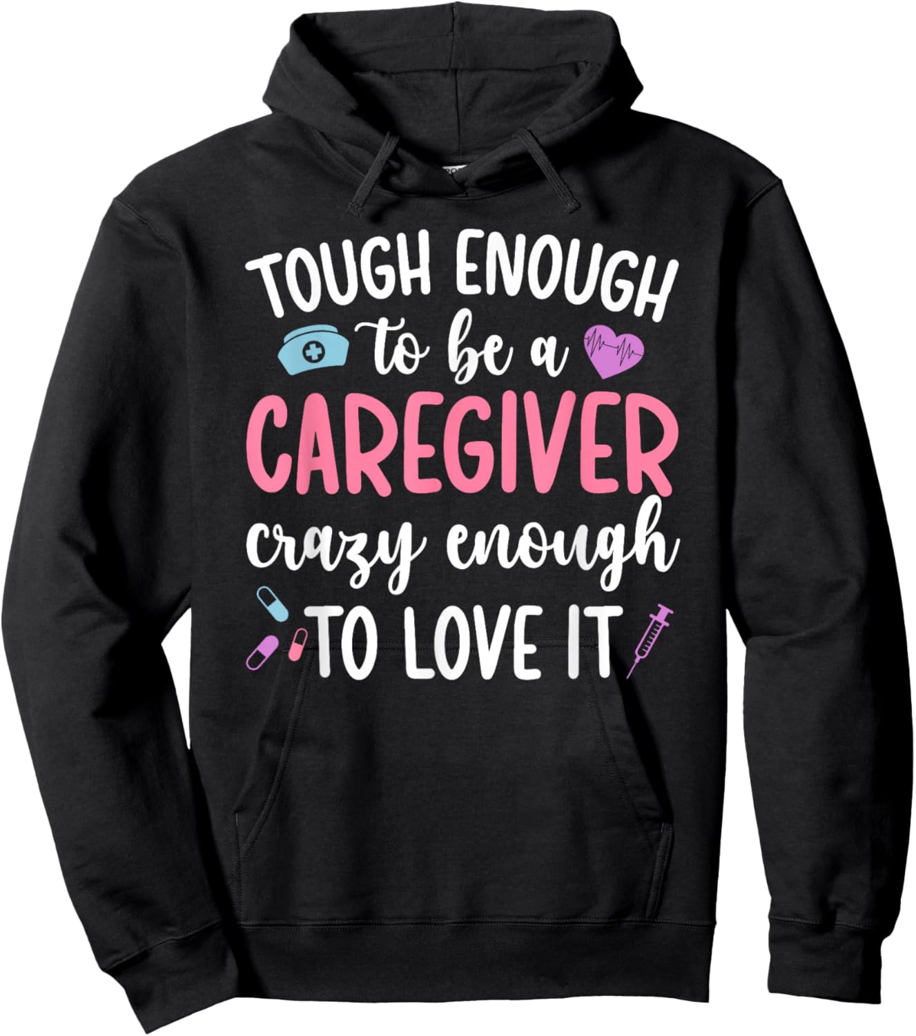 to Be A Caregiver Caregiving Caregivers Hoodie - Hoodie | Black