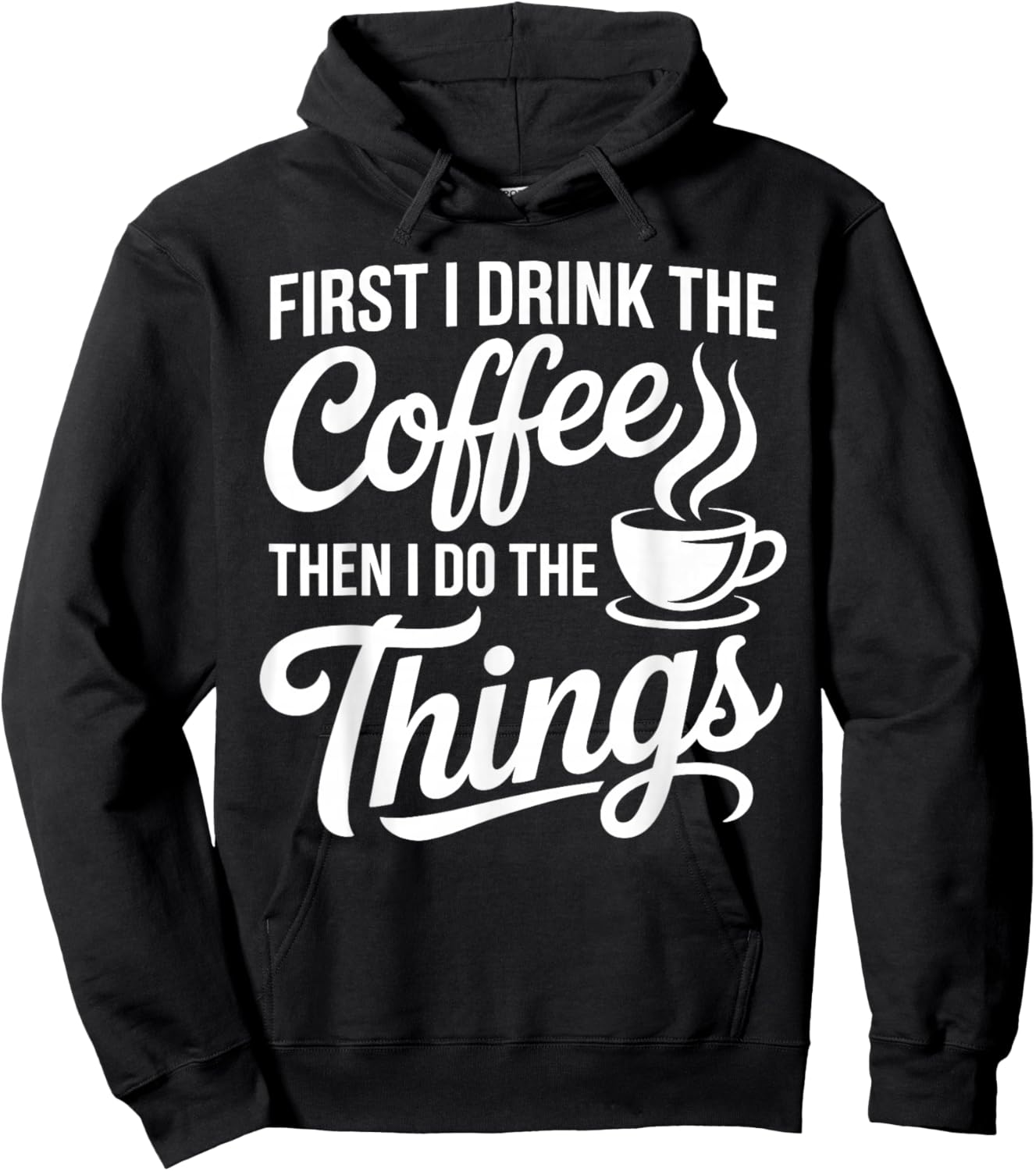 Coffee Art Women Cappuccino Drinker Coffee Lover Hoodie - Hoodie | Black